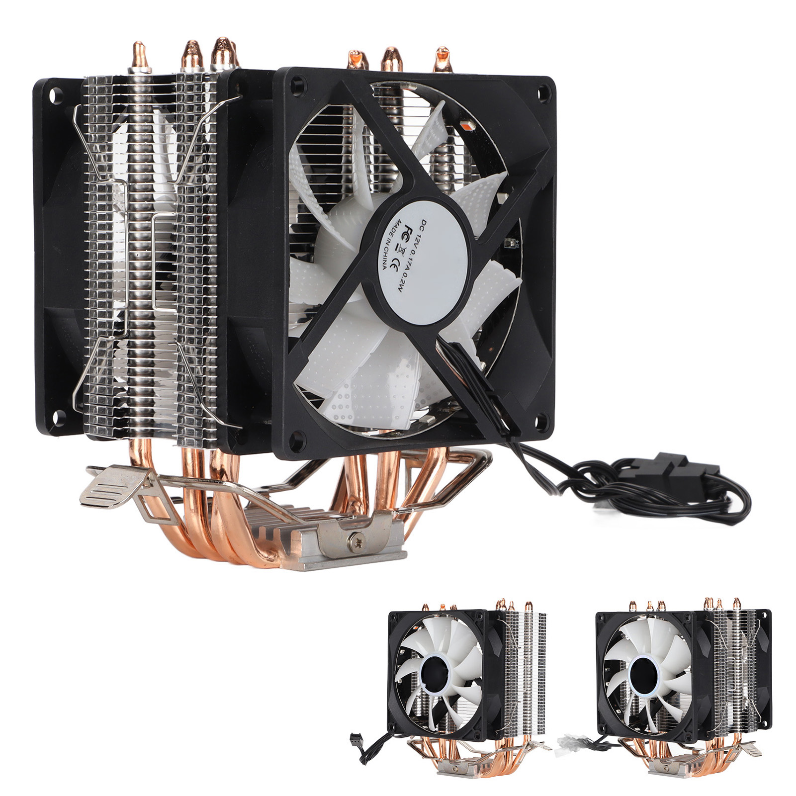 CPU Fan Direct Contact Technology RGB Lighting Low Noise Computer Cooler For FY - Afbeelding 23 van 28