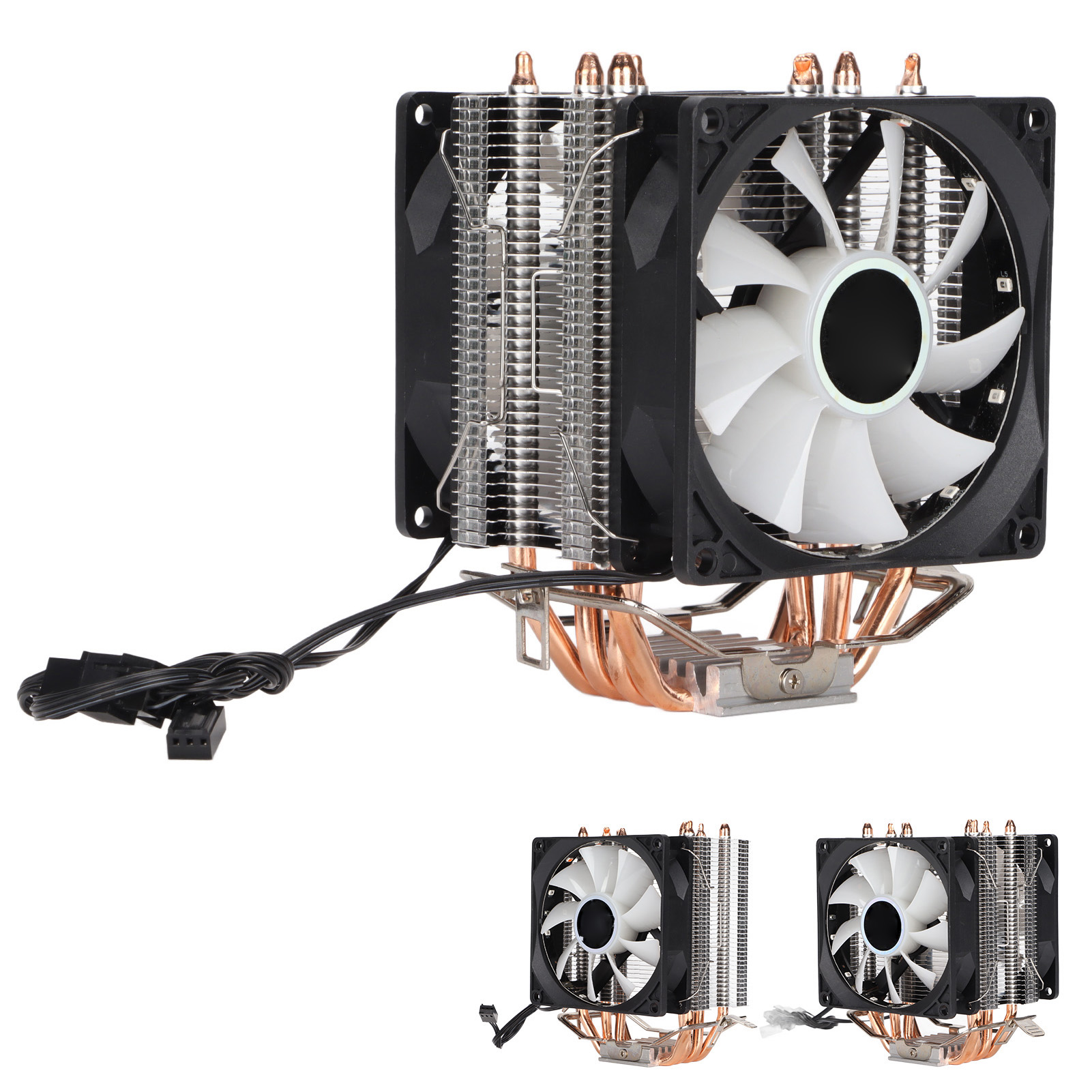 CPU Fan Direct Contact Technology RGB Lighting Low Noise Computer Cooler For FY - Afbeelding 26 van 28