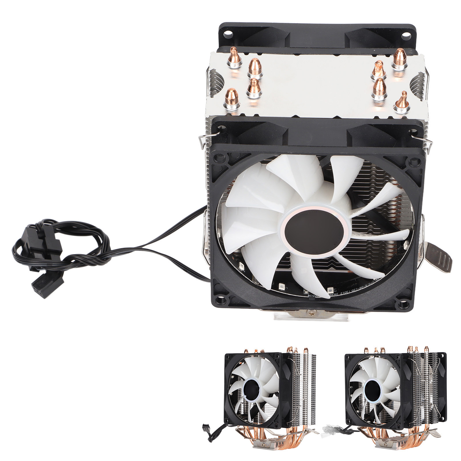 CPU Fan Direct Contact Technology RGB Lighting Low Noise Computer Cooler For FY - Afbeelding 28 van 28