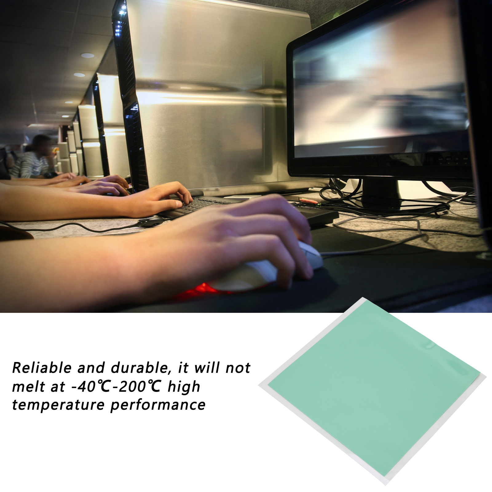 Thermal Pad 6W/mK Excellent Thermal Conductivity Silicone Thermal Paste For SAL - Photo 30/33