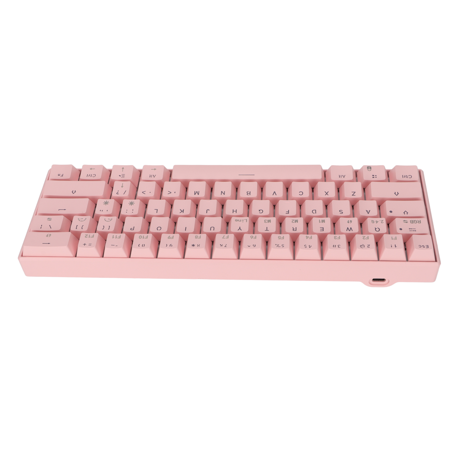 READSON Mechanical Keyboard 61 Keys RGB Backlit Ergonomic Design 1800mAh Batt DB - Photo 23/24