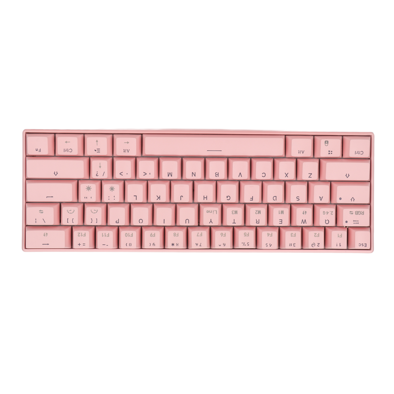 READSON Mechanical Keyboard 61 Keys RGB Backlit Ergonomic Design 1800mAh Batt DB - Photo 14/24