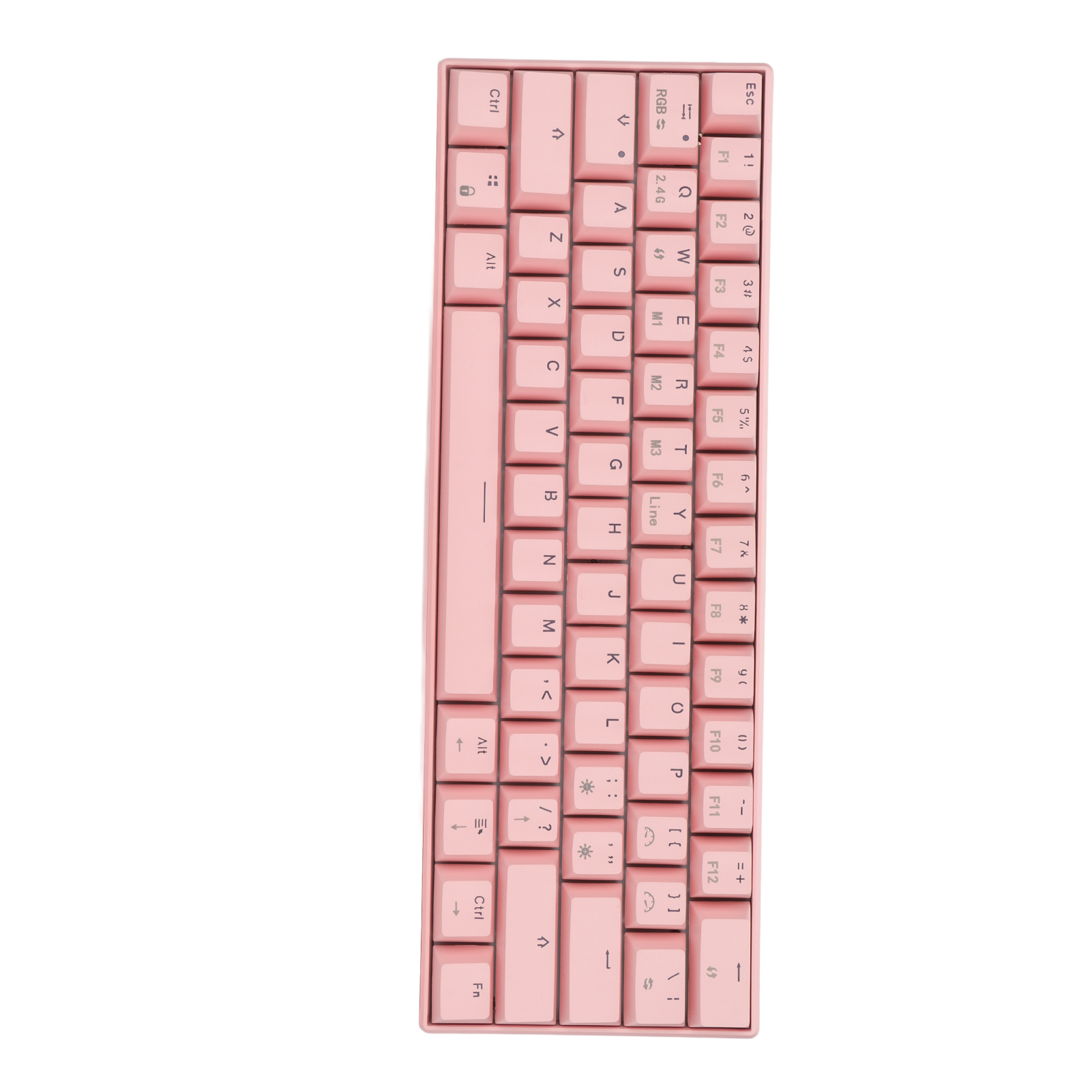 READSON Mechanical Keyboard 61 Keys RGB Backlit Ergonomic Design 1800mAh Batt DB - Photo 13/24