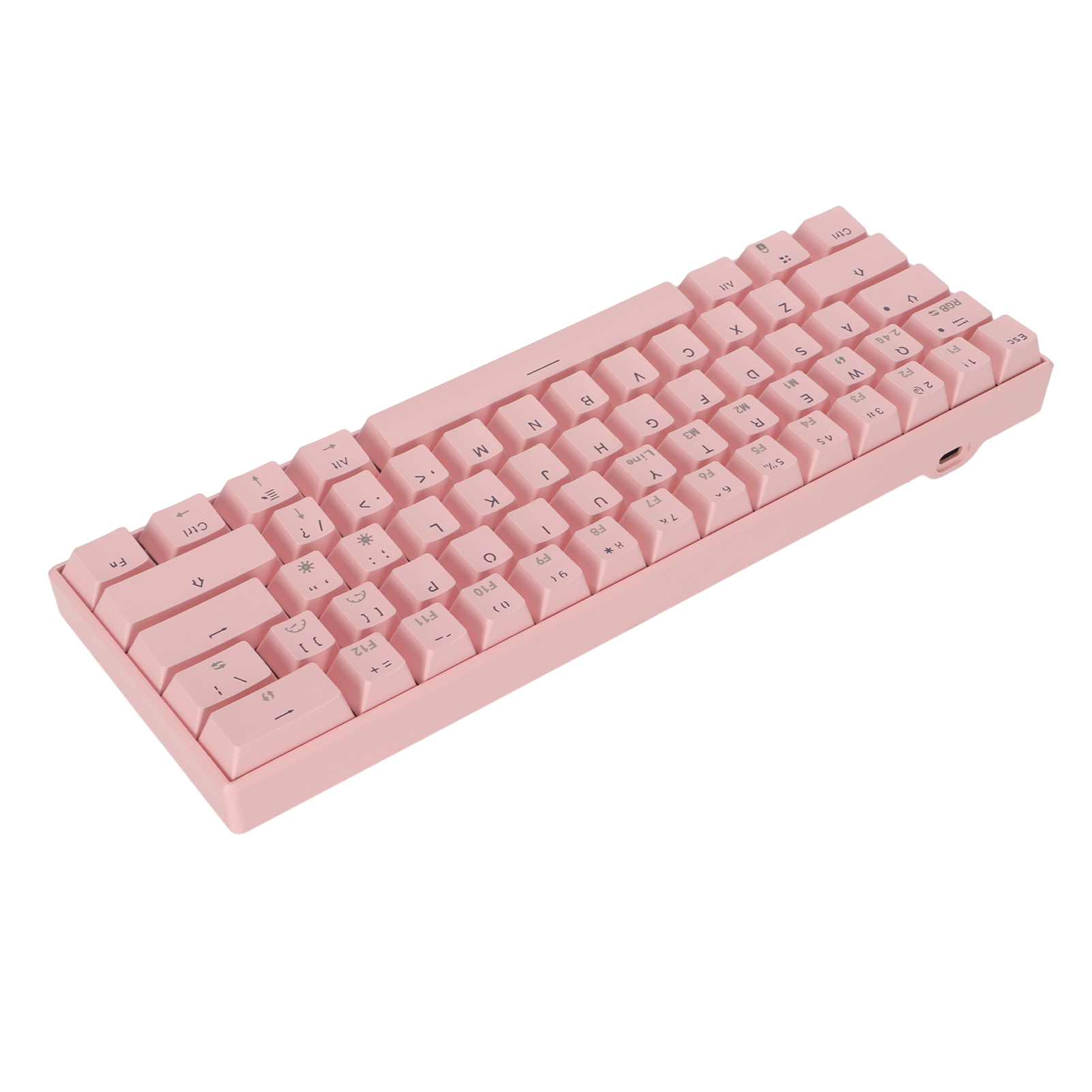 READSON Mechanical Keyboard 61 Keys RGB Backlit Ergonomic Design 1800mAh Batt DB - Photo 24/24