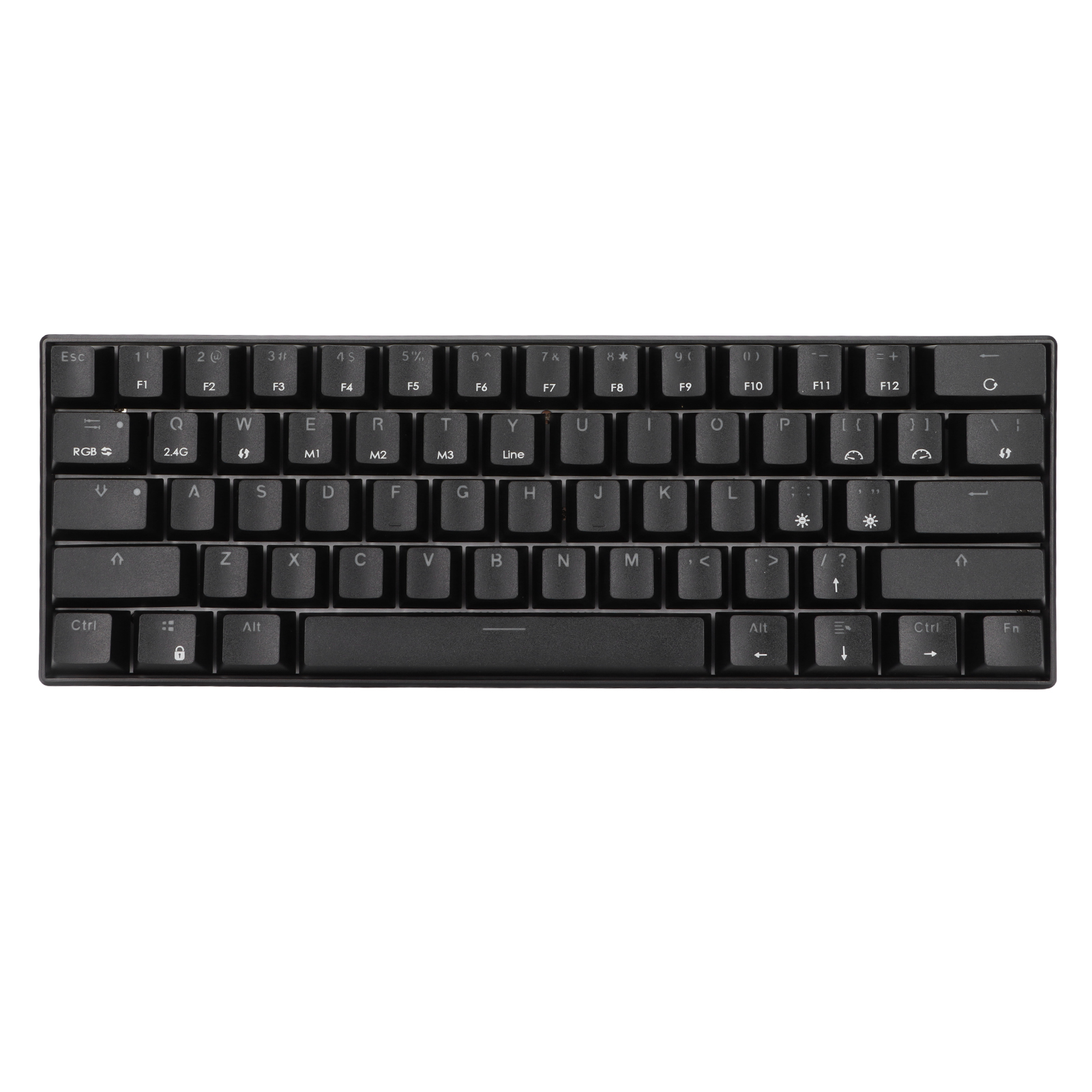 READSON Mechanical Gaming Keyboard 61Keys Support Wireless Portable Ergonomic FY - Afbeelding 28 van 34