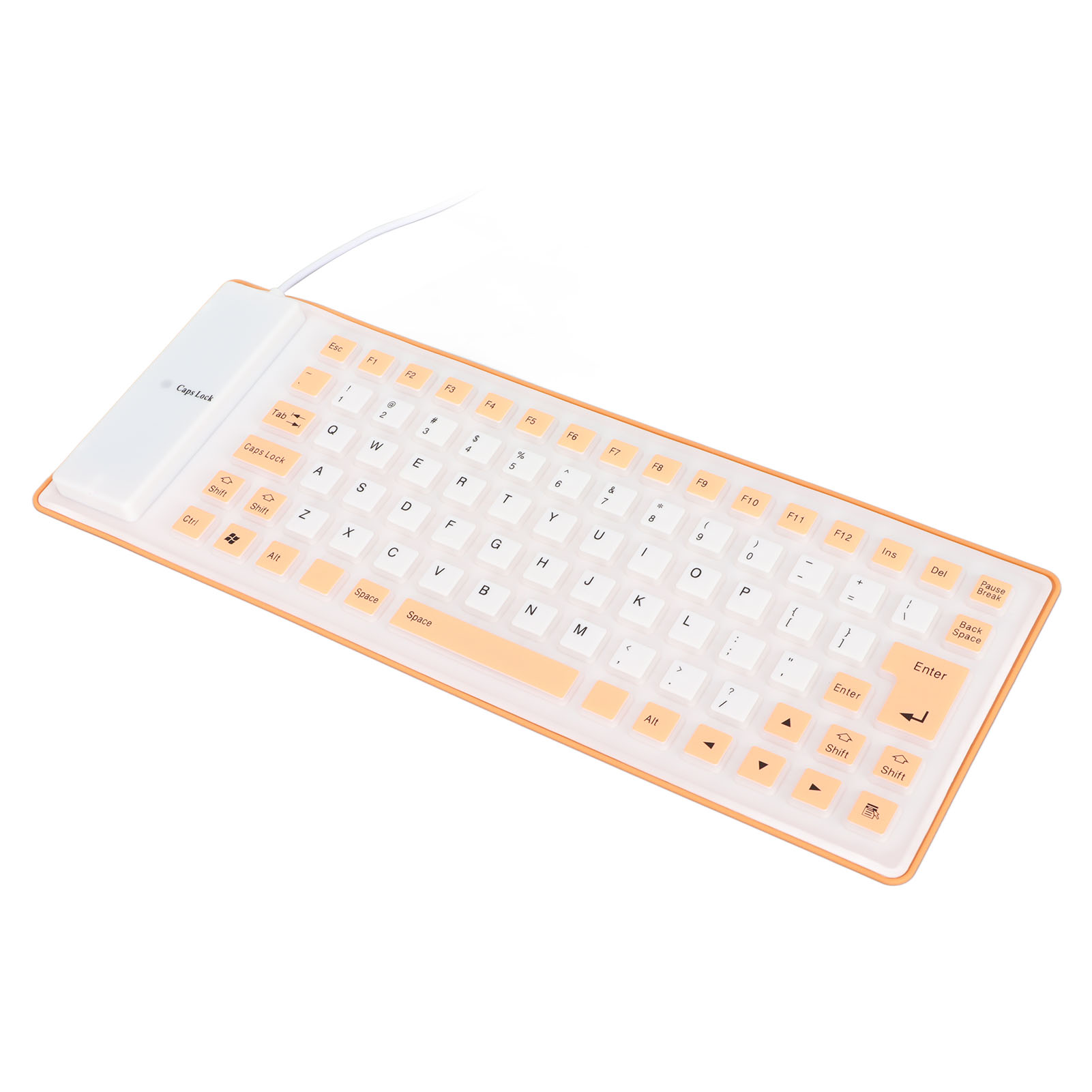 Silicone Keyboard Cover Fully Sealed Portable Silent Soft Typing