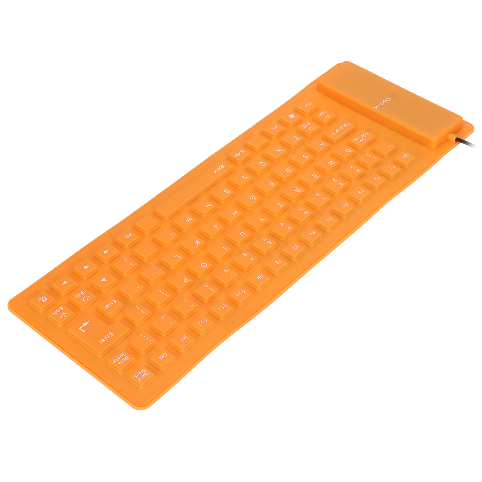 Silicone Keyboard Fully Sealed Design Lightweight Portable Silent Soft Comfor FY - Bild 27 von 31