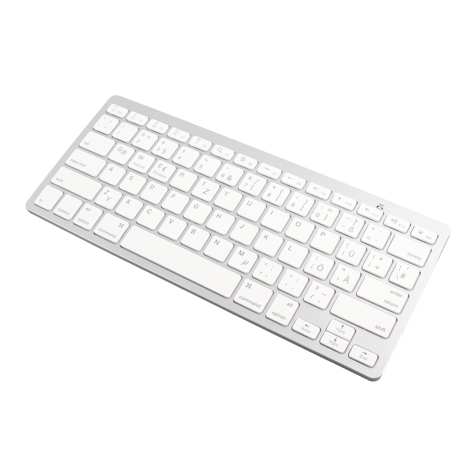 Wireless Keyboard Mini 78 Keys Ultra Thin Portable White Computer Keyboards SPM - Picture 34 of 43