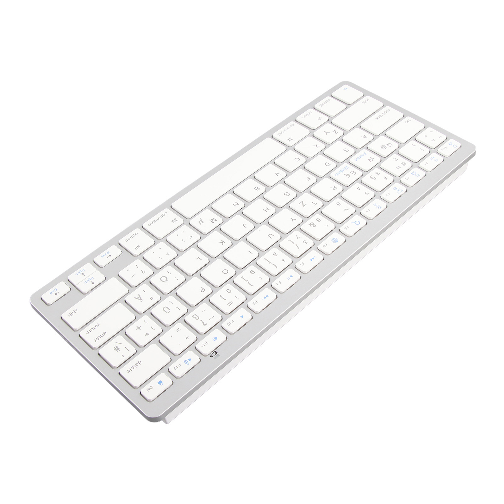 Wireless Keyboard Mini 78 Keys Ultra Thin Portable White Computer Keyboards SPM - Picture 25 of 43