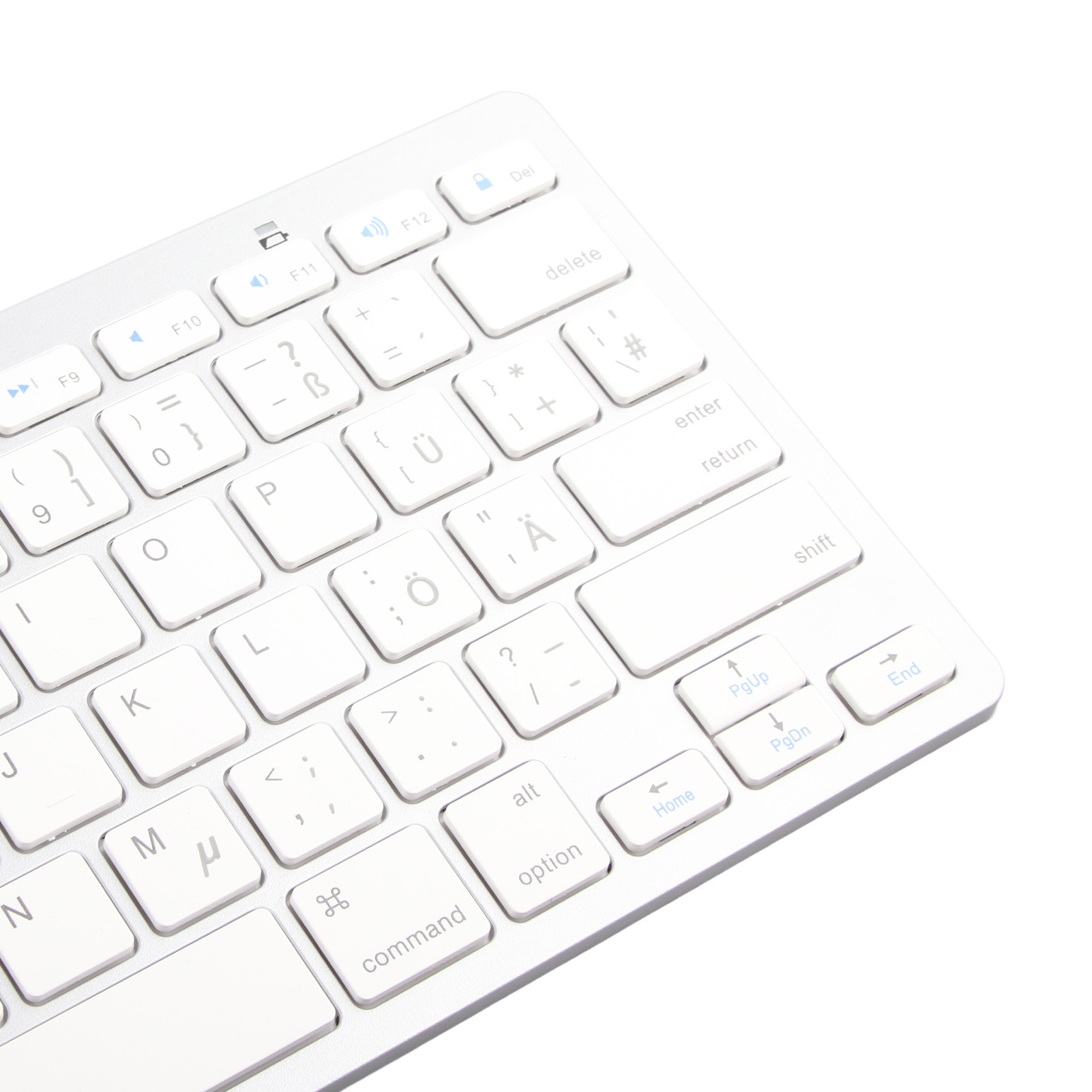 Wireless Keyboard Mini 78 Keys Ultra Thin Portable White Computer Keyboards SPM - Picture 23 of 43