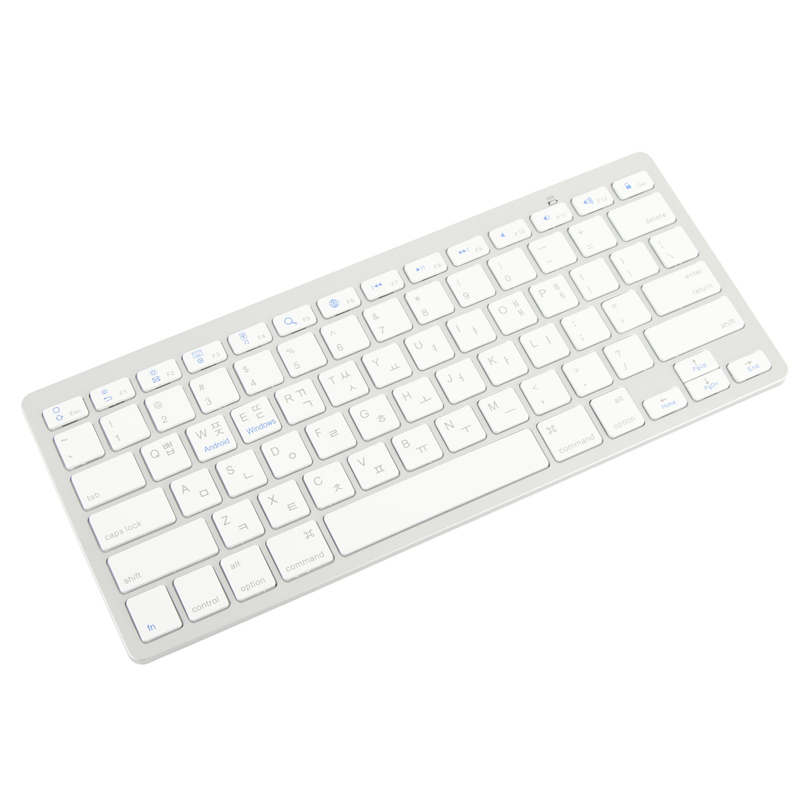 Wireless Keyboard Mini 78 Keys Thin Portable White Computer Keyboards - Picture 25 of 40