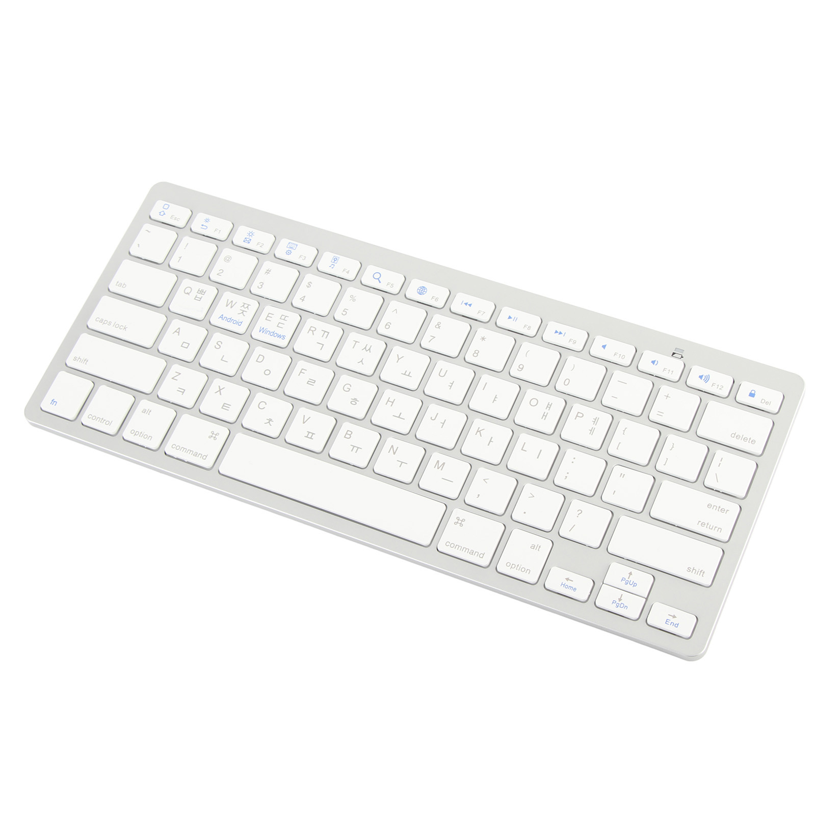 Wireless Keyboard Mini 78 Keys Thin Portable White Computer Keyboards - Picture 24 of 40