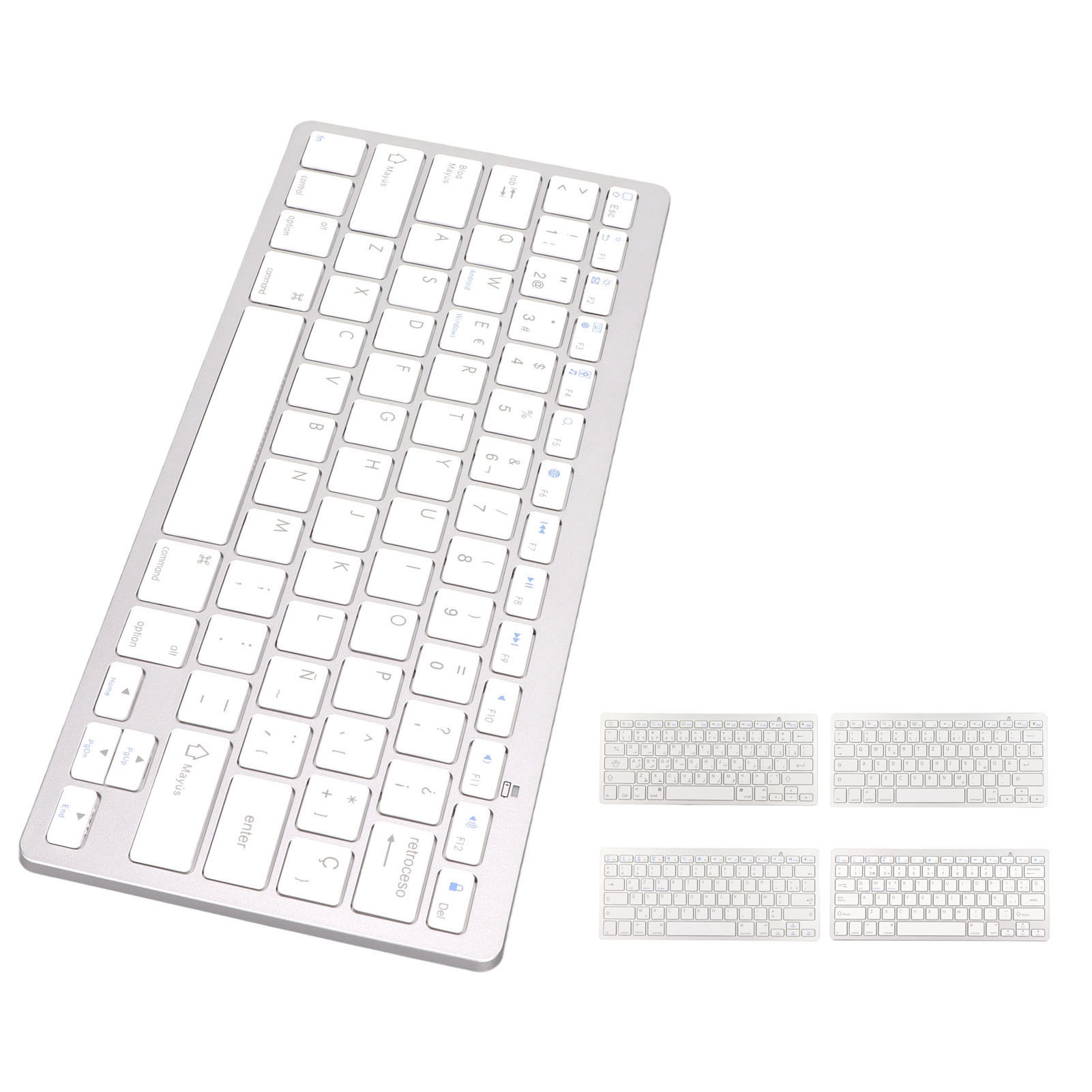 Wireless Keyboard Ultra Lightweight Ergonomic Compact Keyboard For IOS For XXL - Picture 13 of 21
