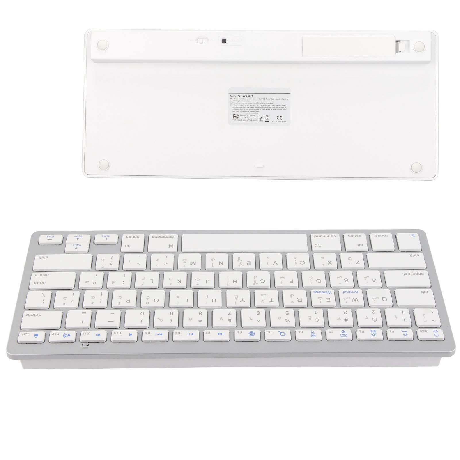 Wireless Keyboard Ultra Lightweight Ergonomic Compact Keyboard For IOS For FTD - Picture 14 of 21