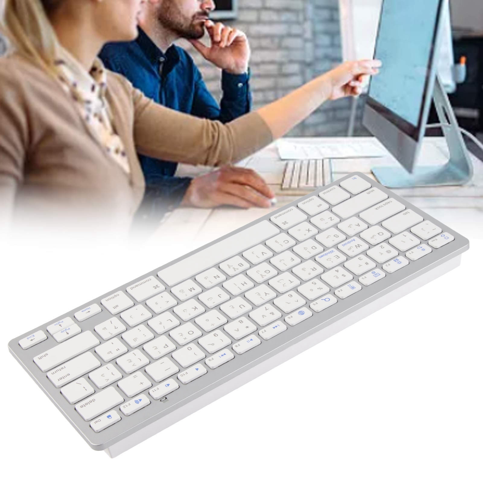 Wireless Keyboard Ultra Lightweight Ergonomic Compact Keyboard For IOS For DOB - Picture 17 of 21