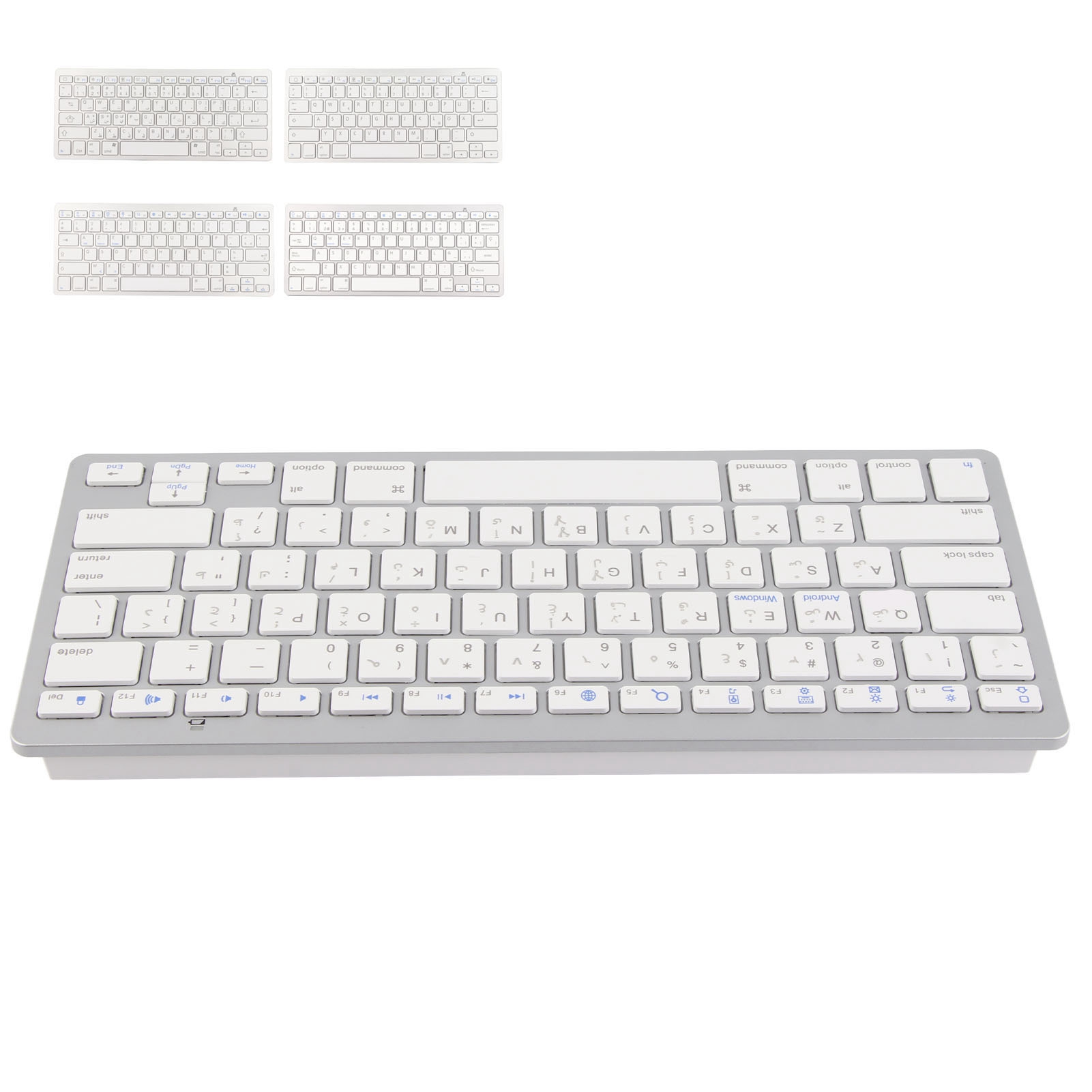 Wireless Keyboard Ultra Lightweight Ergonomic Compact Keyboard For IOS For IDS - Picture 13 of 21