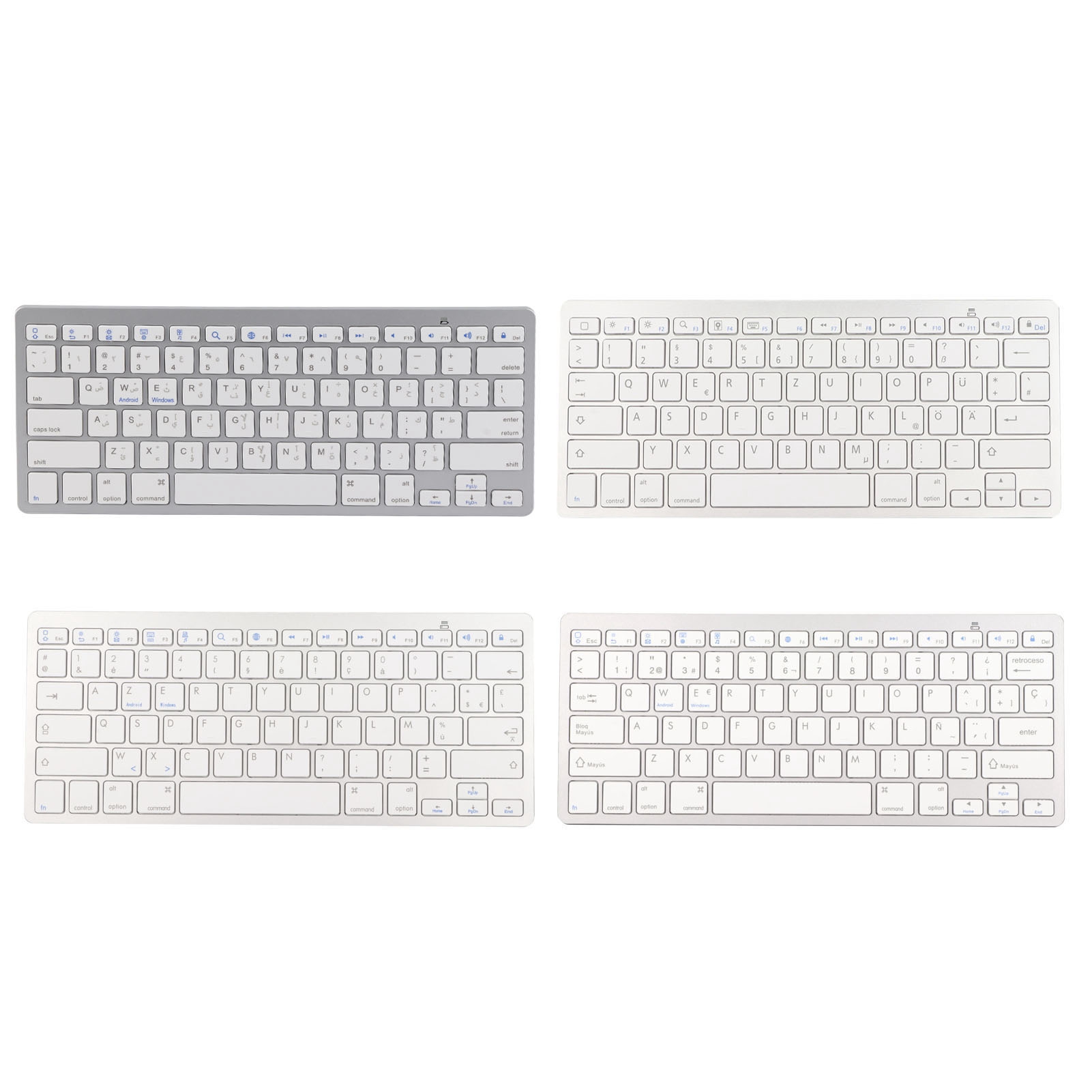 Wireless Keyboard Ultra Lightweight Ergonomic Compact Keyboard For IOS For GS0 - Picture 14 of 21