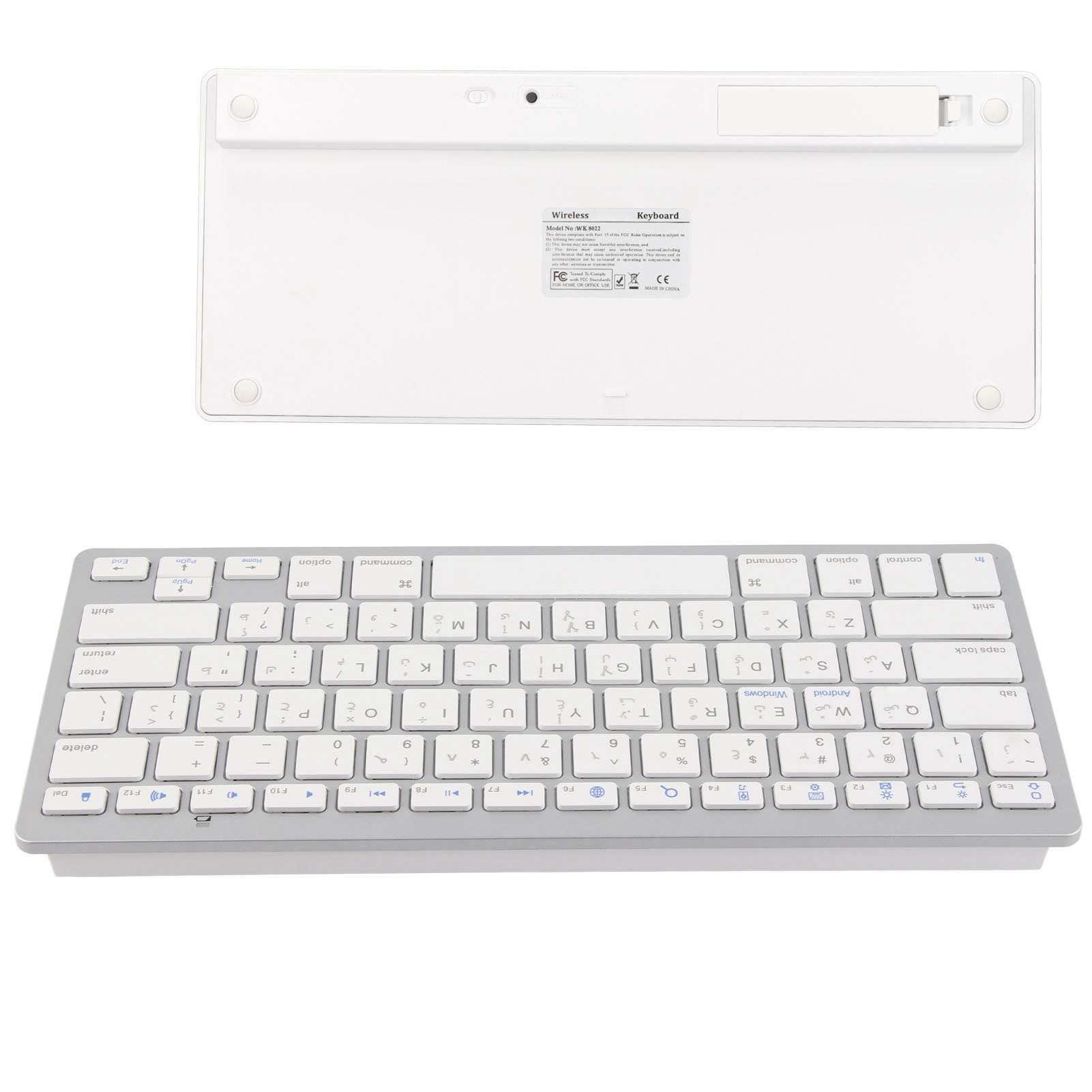 Wireless Keyboard Ultra Lightweight Ergonomic Compact Keyboard For For A FY - Afbeelding 26 van 31