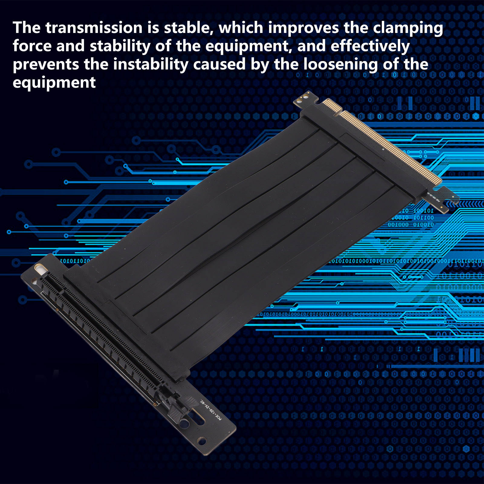 PCI E Extension Cable 15cm 128Gbps High Speed PCI E X16 3.0 Riser Card LAM - Afbeelding 18 van 18