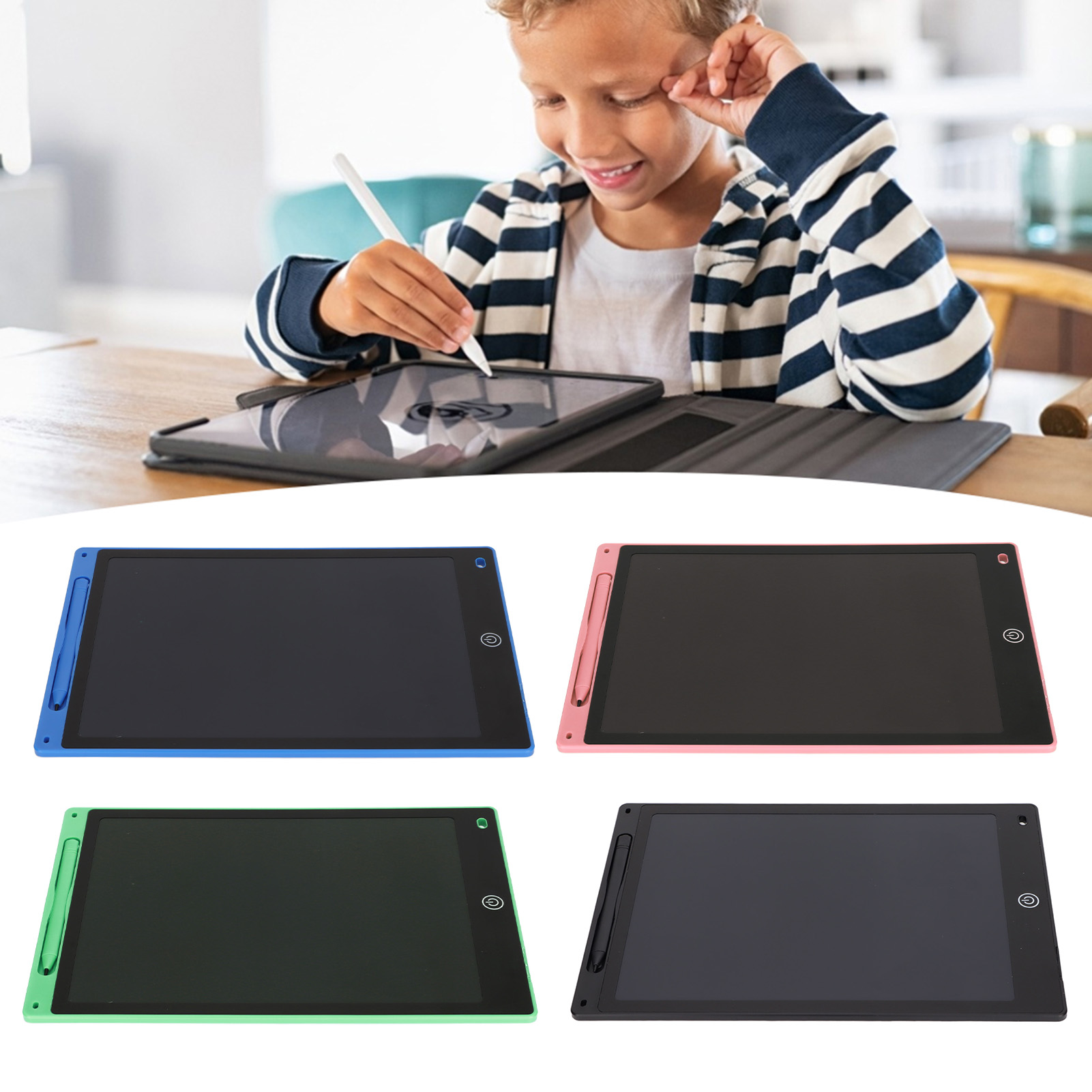 LCD Writing Tablet 12in Eyes Prot-ection Radiationless Eco Friendly Pressure FY - Bild 26 von 34