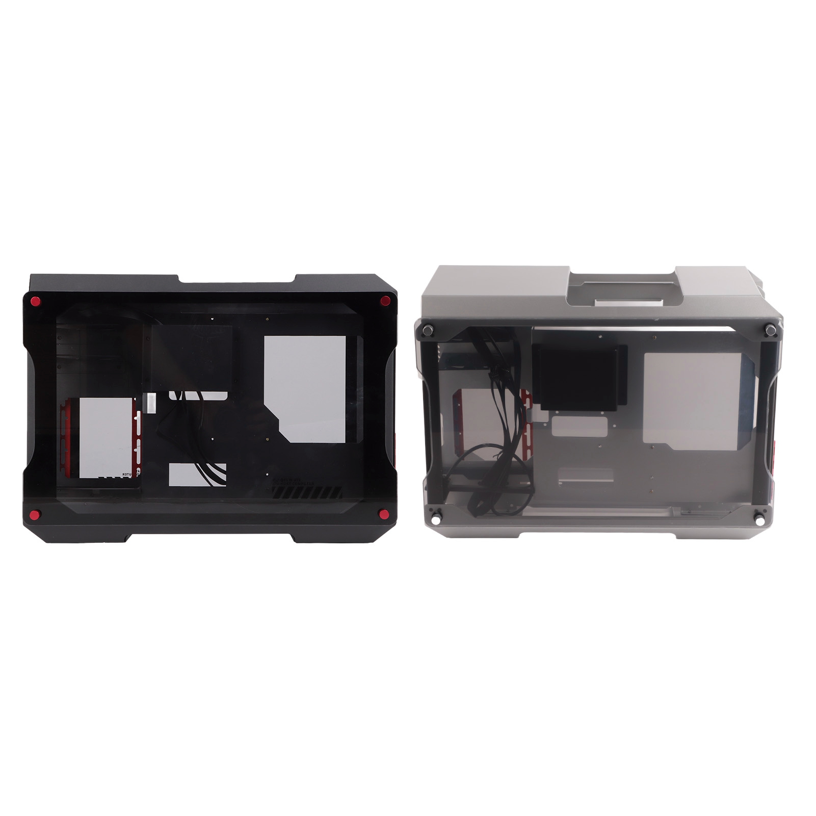 Motherboard Desktop Chassis Mini Fully Transparent Open Support MATX Motherbo CB - Afbeelding 25 van 29
