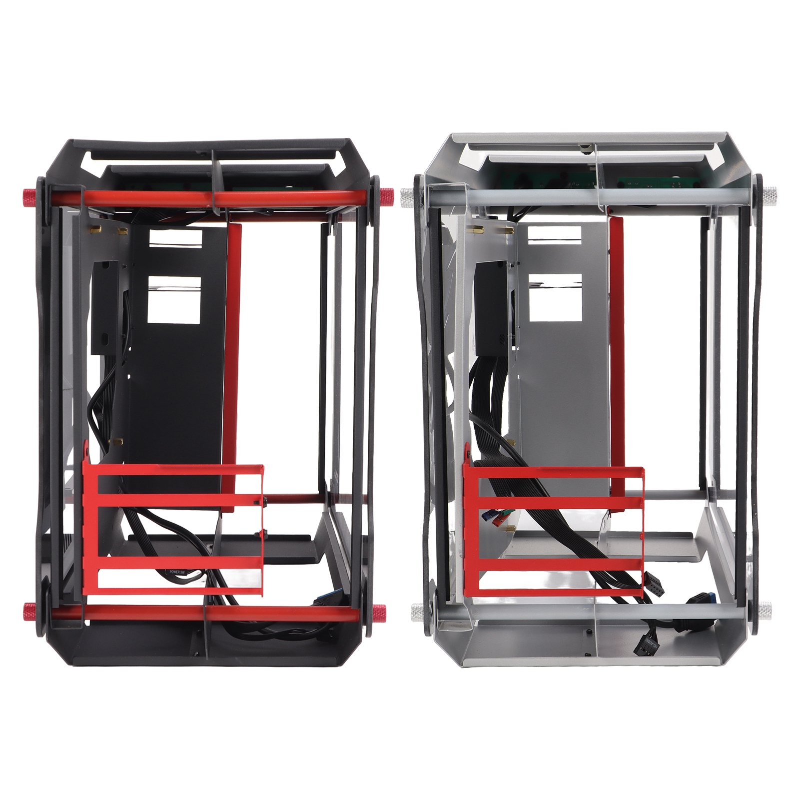Motherboard Desktop Chassis Mini Fully Transparent Open Support MATX Motherbo FY - Afbeelding 24 van 29
