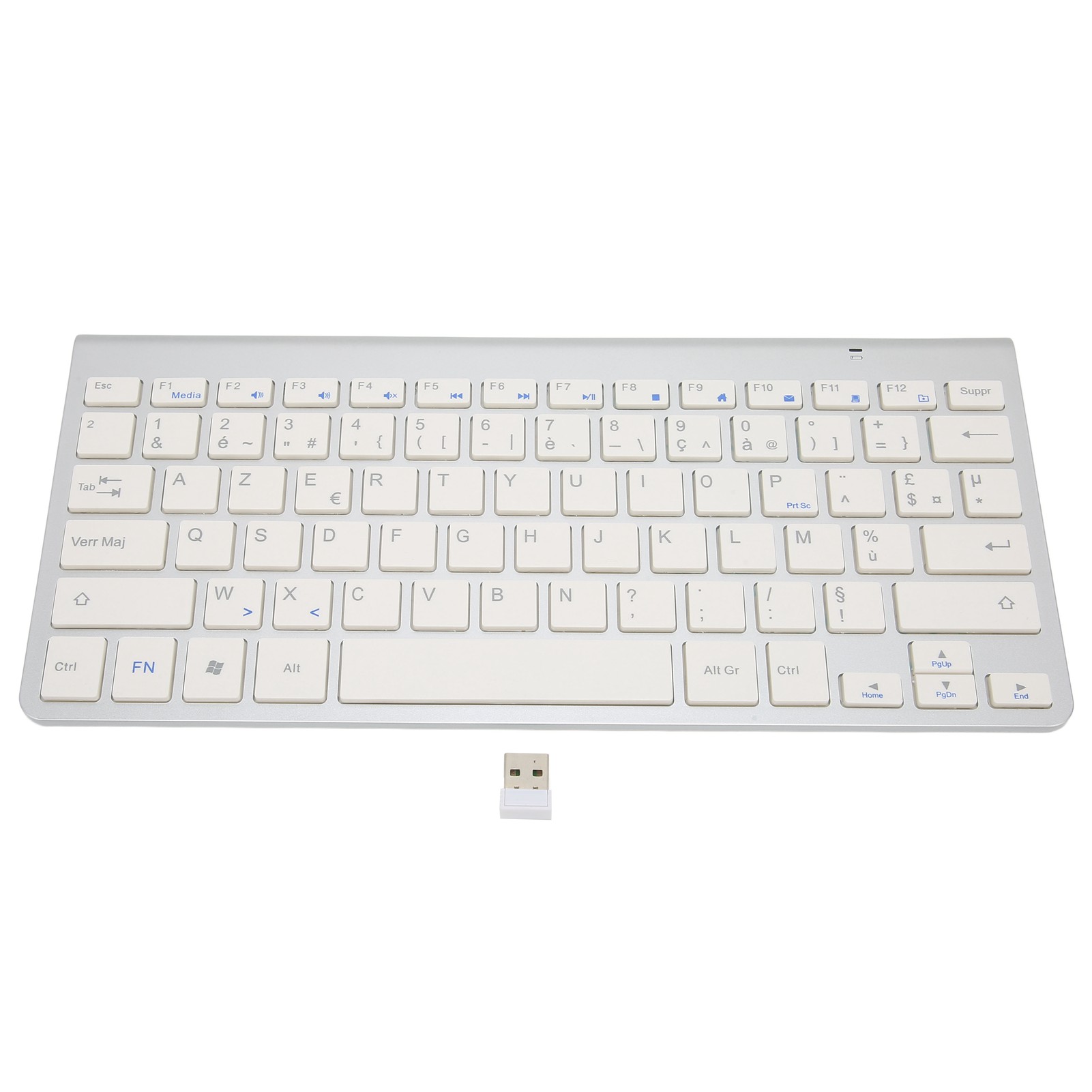 Wireless Keyboard Stylish Portable Wireless 2.4g Plug And Play Bilingual Key SAL - Photo 29/30