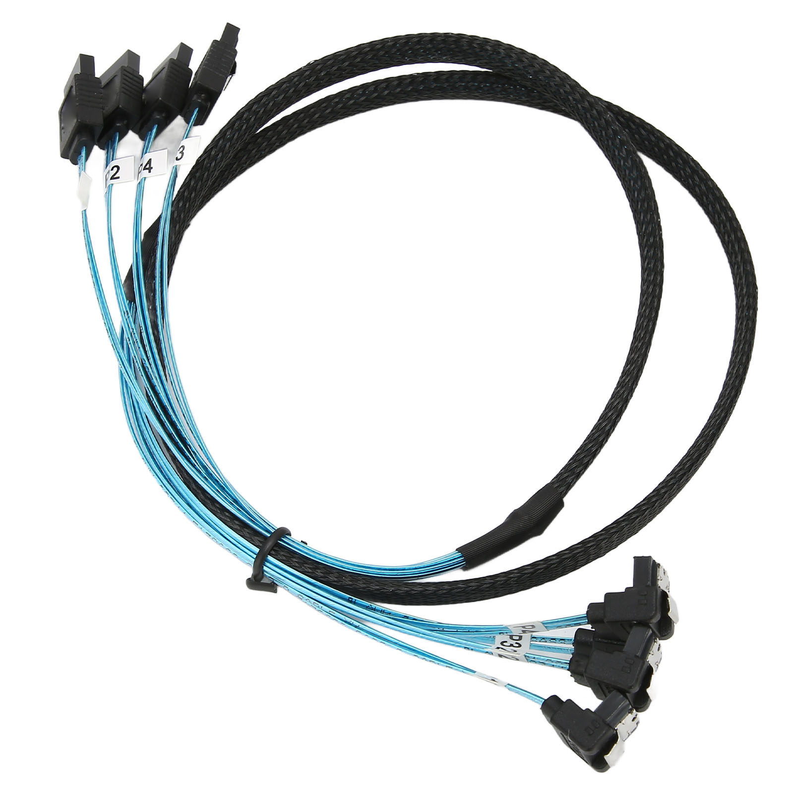 Mini SAS Cable 4 To 4 Straight Curved Cable 6Gbps Anti Interference CB - Afbeelding 25 van 28