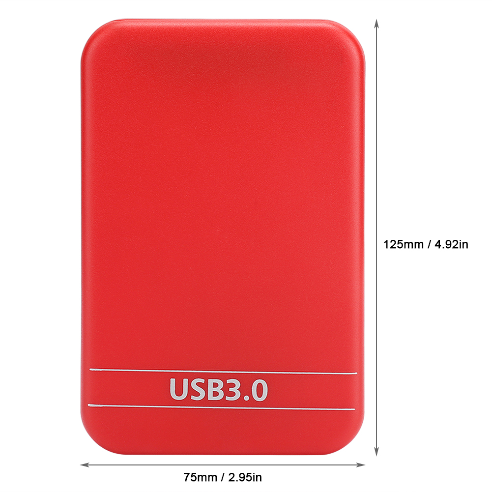 2.5in Hard Drive Case Portable Ultra Thin SSD Enclosure With USB 3.0 Interfac CB - Afbeelding 14 van 19