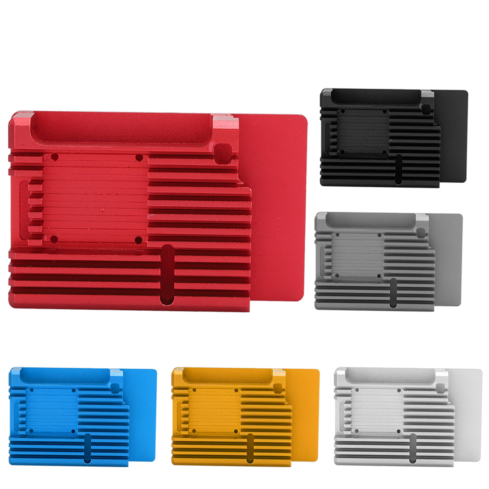 Case For 4 Protective Enclosure With Venting Fan DC5V NEW - Afbeelding 10 van 17