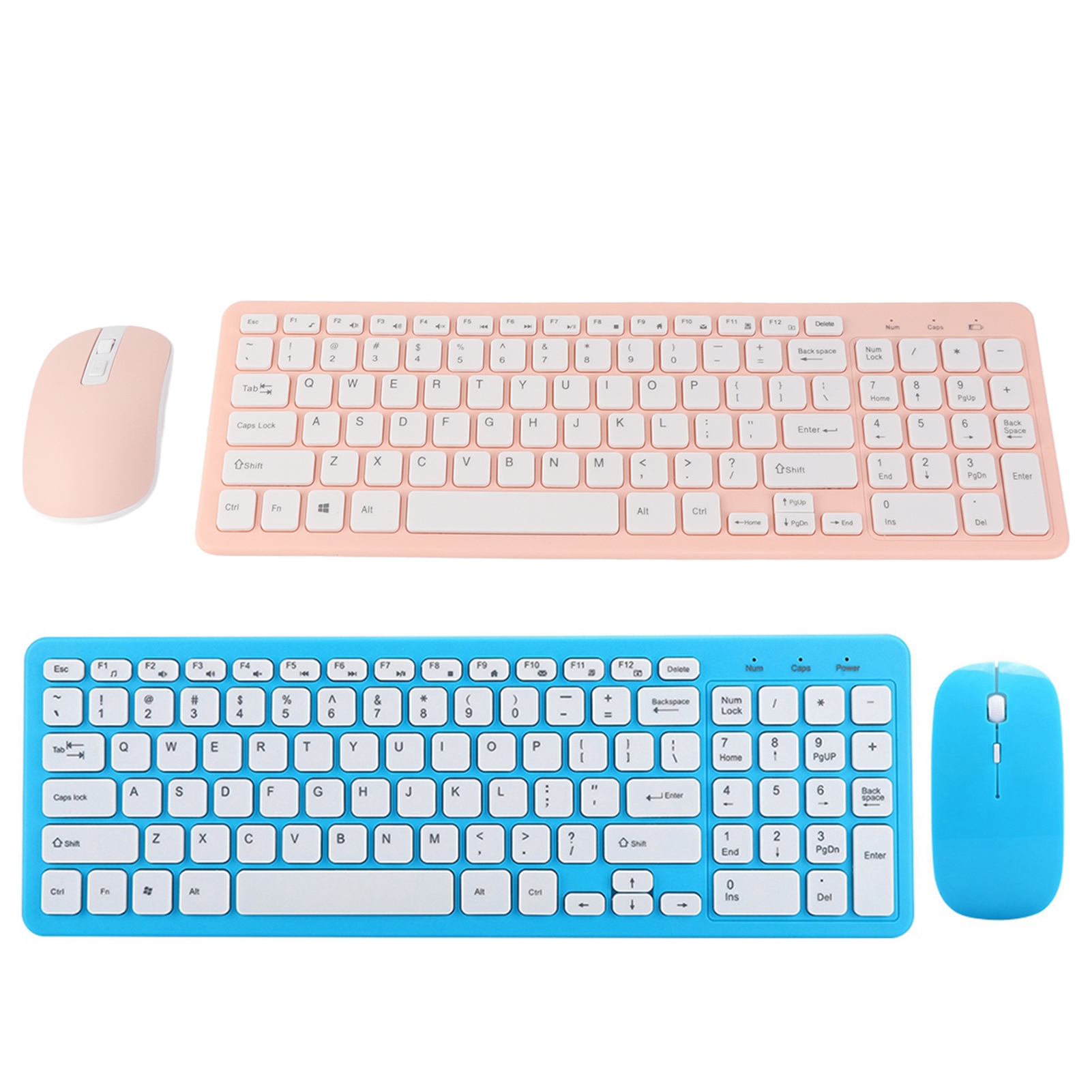 Wireless Mouse Keyboard Set Office Gaming For Notebook Computer 3‑Speed Micr SAL - Afbeelding 15 van 20
