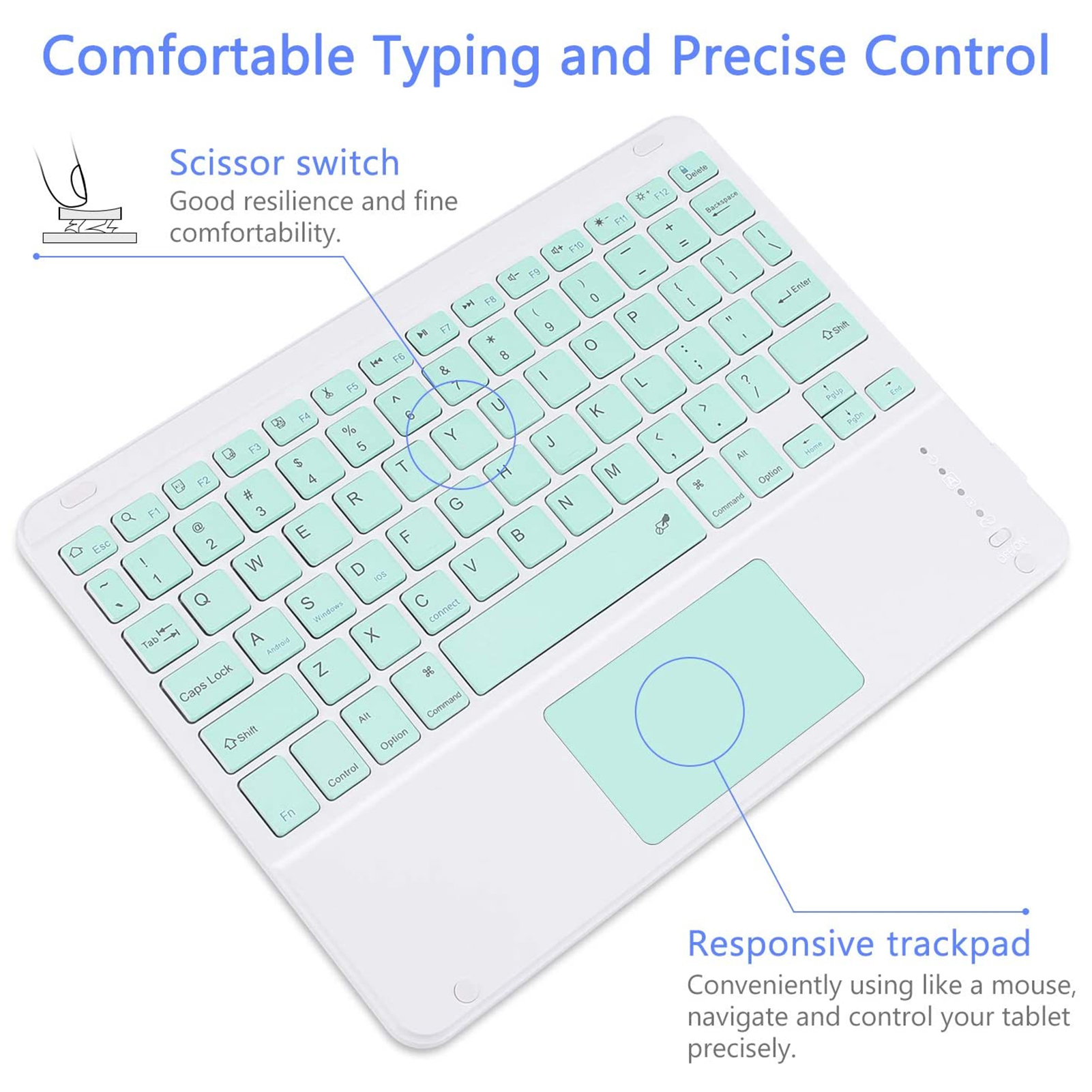 Tastatur Wireless Remote Computer Zubehör Für / IOS / Syste GFL - Picture 22 of 25