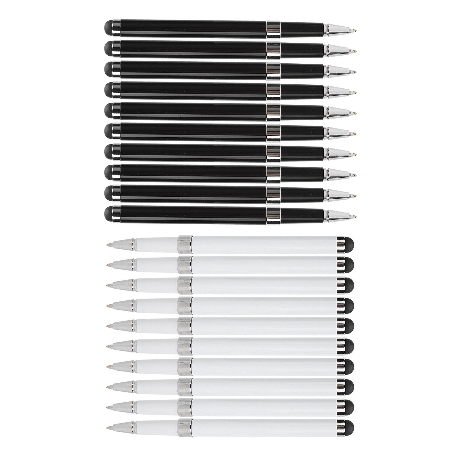 10x Stylus 2‑in‑1 Capacitive Touch Screen Metal Ballpoint Pens Computer Acces FY - Afbeelding 26 van 30
