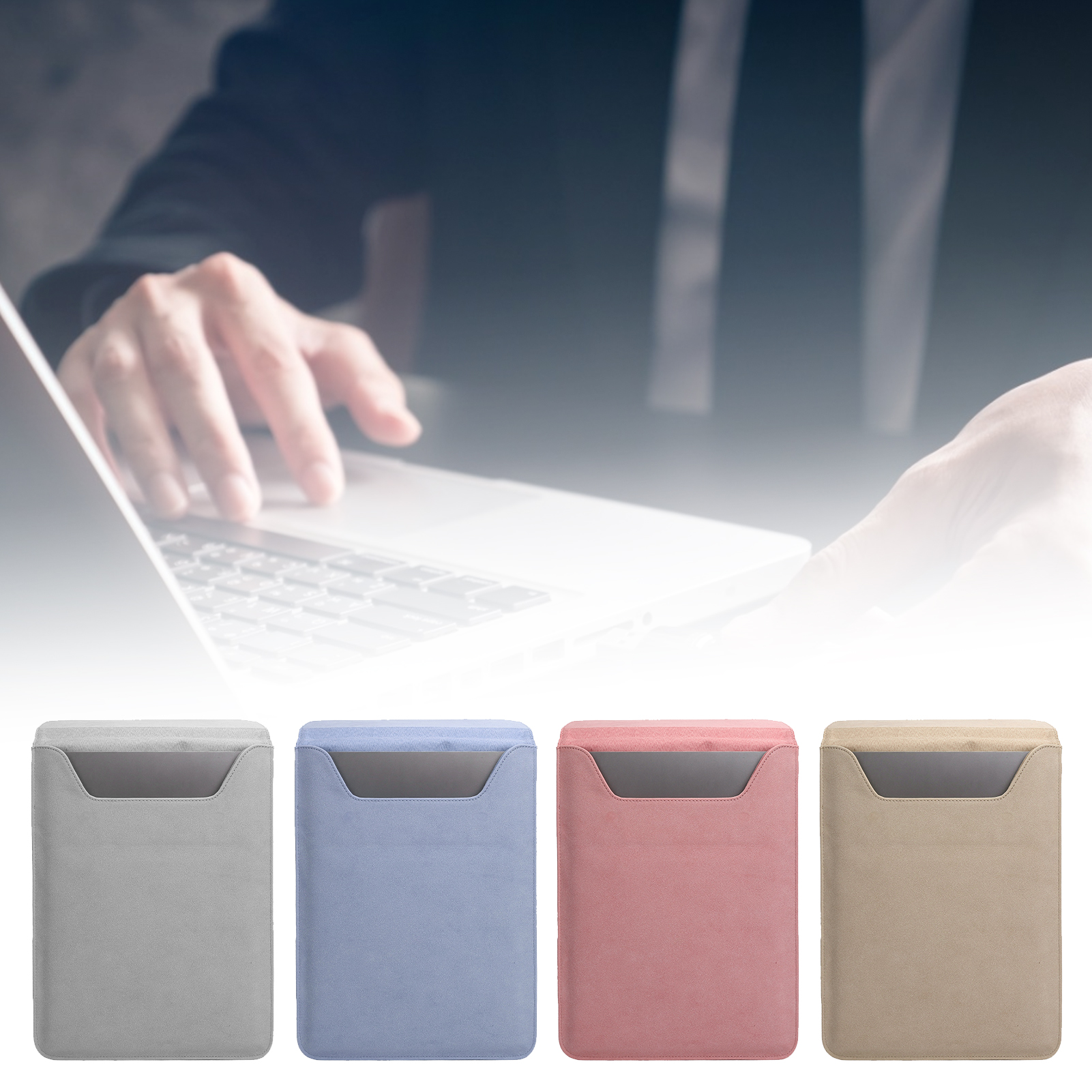 13.3in Laptop Bag Prot-ection Storage Case With Power Source Bag For Air/ FY - Afbeelding 30 van 36
