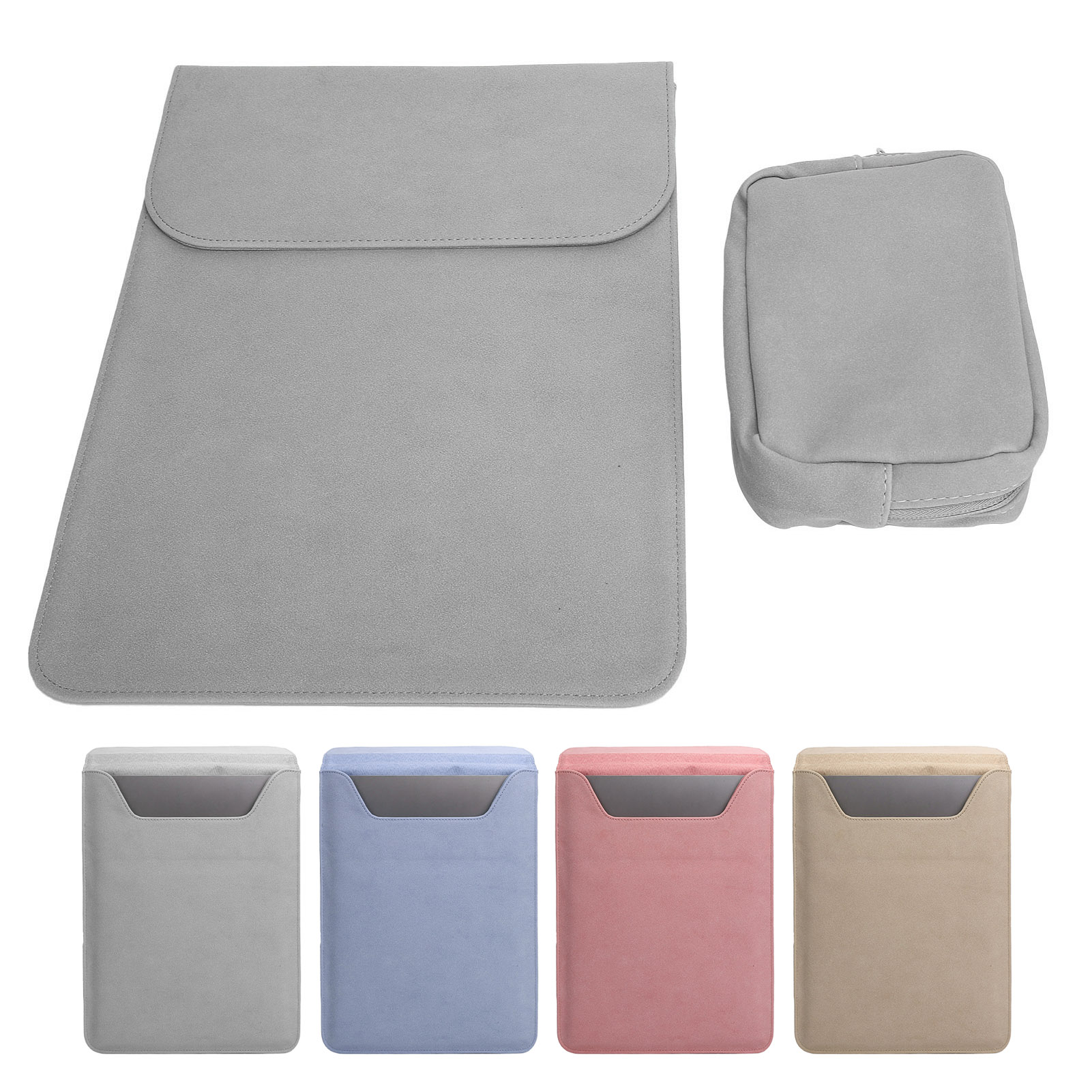 13.3in Laptop Bag Prot-ection Storage Case With Power Source Bag For Air/ FY - Afbeelding 28 van 36