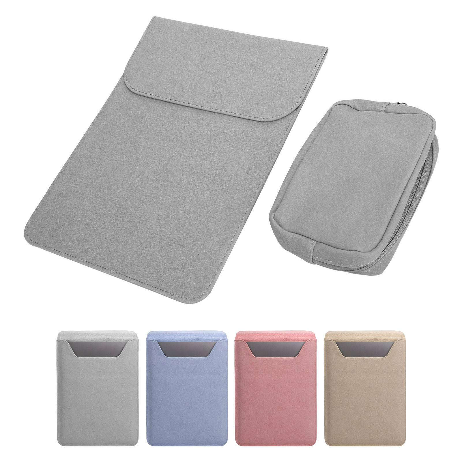 13.3in Laptop Bag Prot-ection Storage Case With Power Source Bag For Air/ FY - Afbeelding 27 van 36