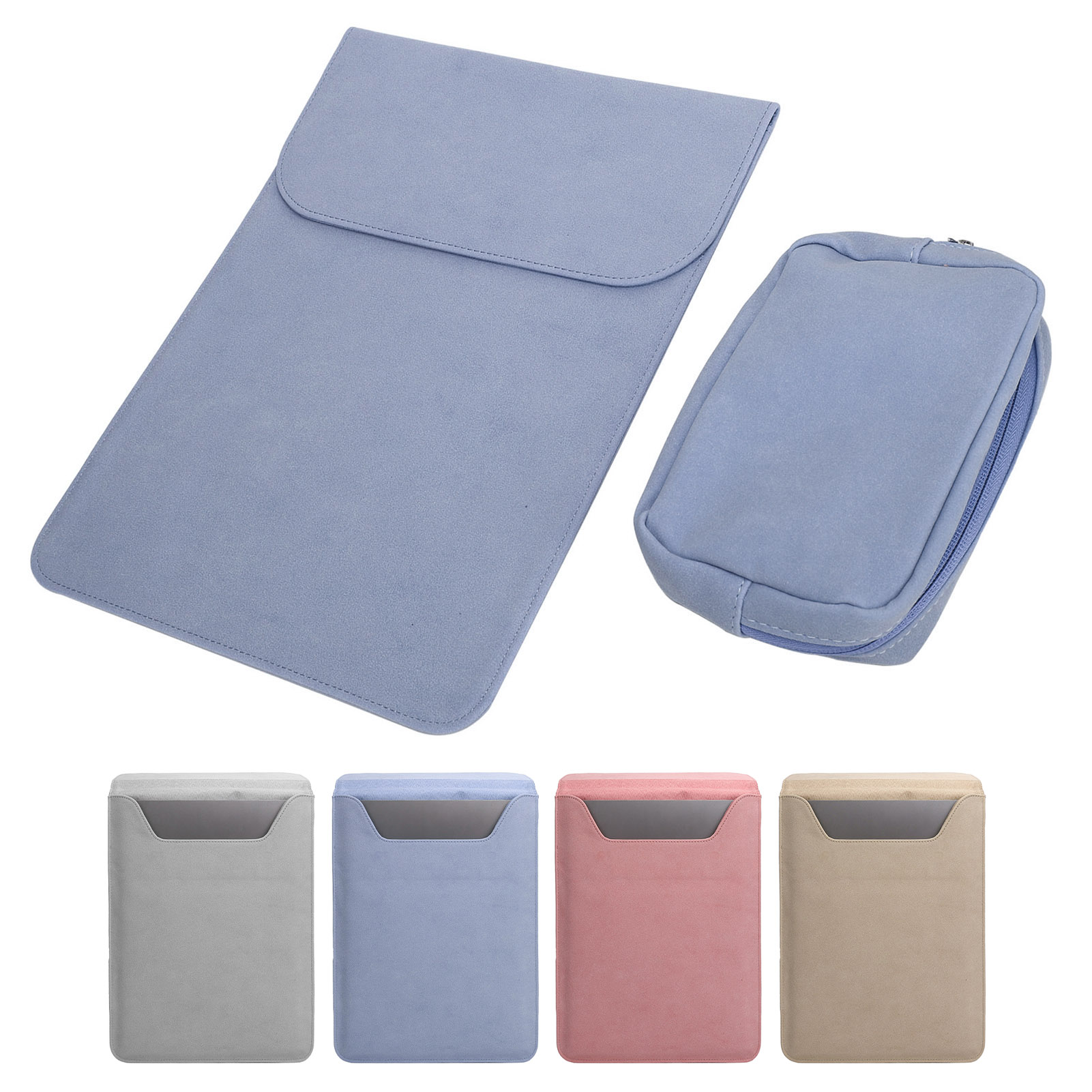 13.3in Laptop Bag Prot-ection Storage Case With Power Source Bag For Air/ FY - Afbeelding 29 van 36