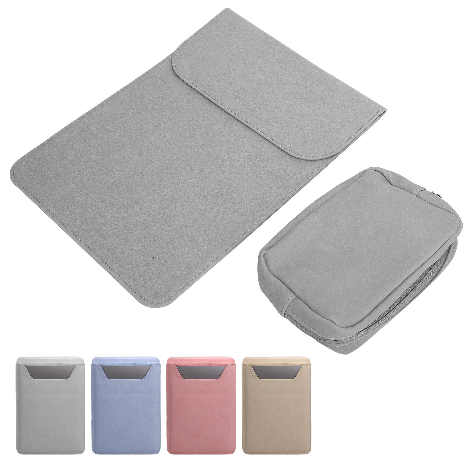 13.3in Laptop Bag Prot-ection Storage Case With Power Source Bag For Air/ FY - Afbeelding 26 van 36