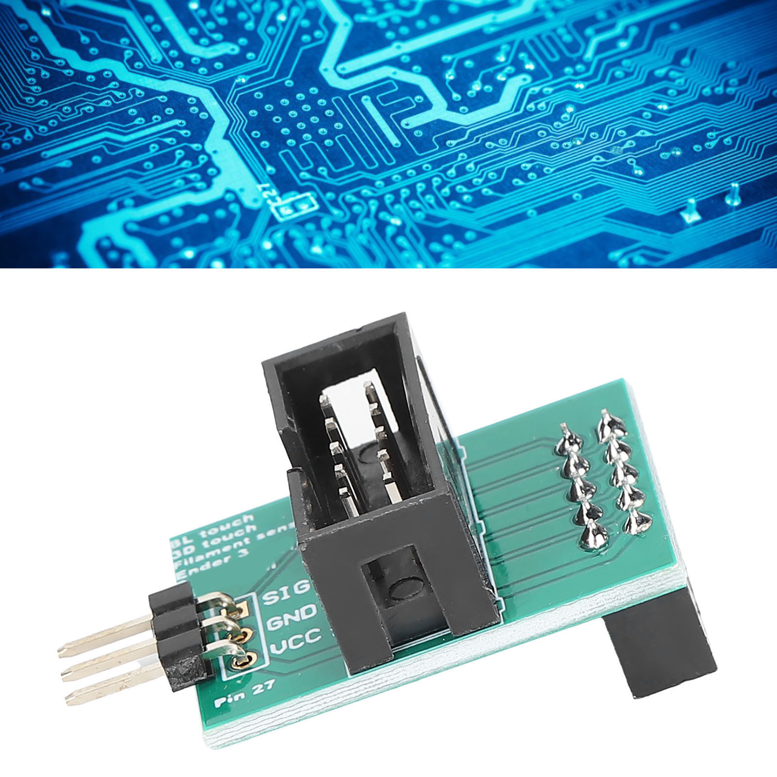 Adapter Board Wider Power Channel Green Filament Sensor For Ender3 C FY - Afbeelding 20 van 22
