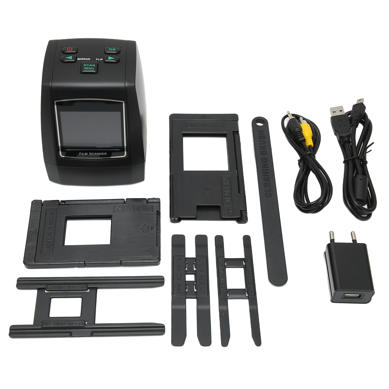 Film Scanner Digital 2.4inches Color LCD Screen Picture Scanner For Black W XXL - Picture 15 of 24