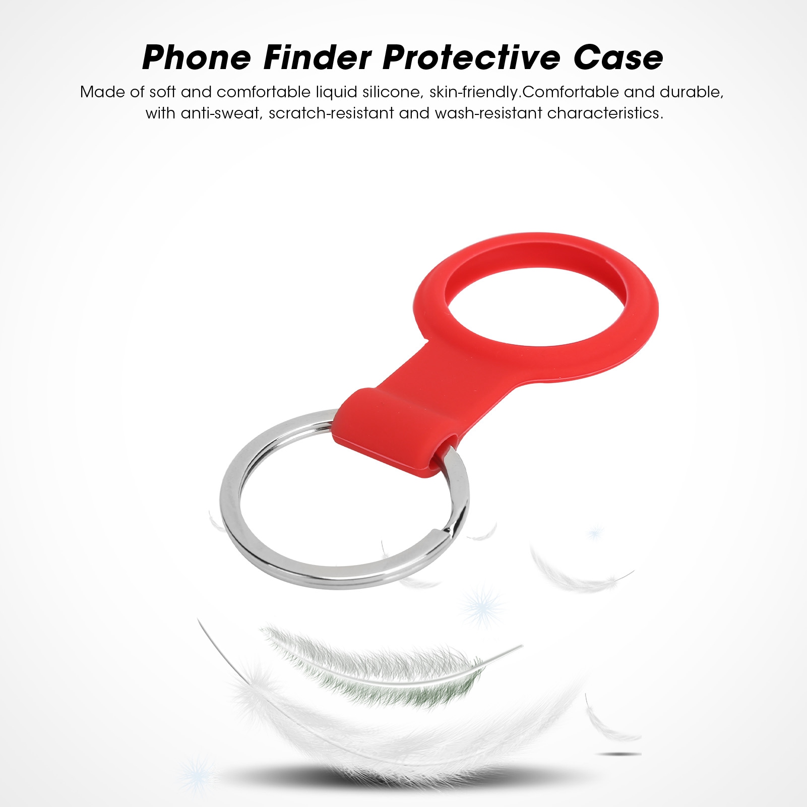 Handy Finder Schutzhülle Silikon AntiScratch Skin Cover Mit Schlüsselanhänge BHC - Zdjęcie 24 z 31