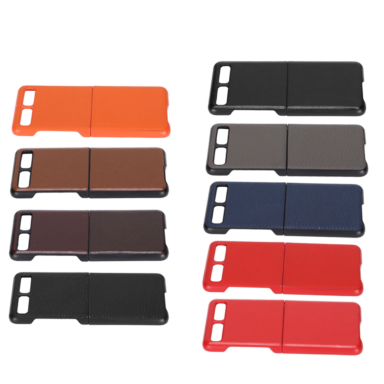 Leder Handyhülle Schutzhülle Schutzhülle Für Samsung Z Flip Anti Scra BHC - Zdjęcie 32 z 46