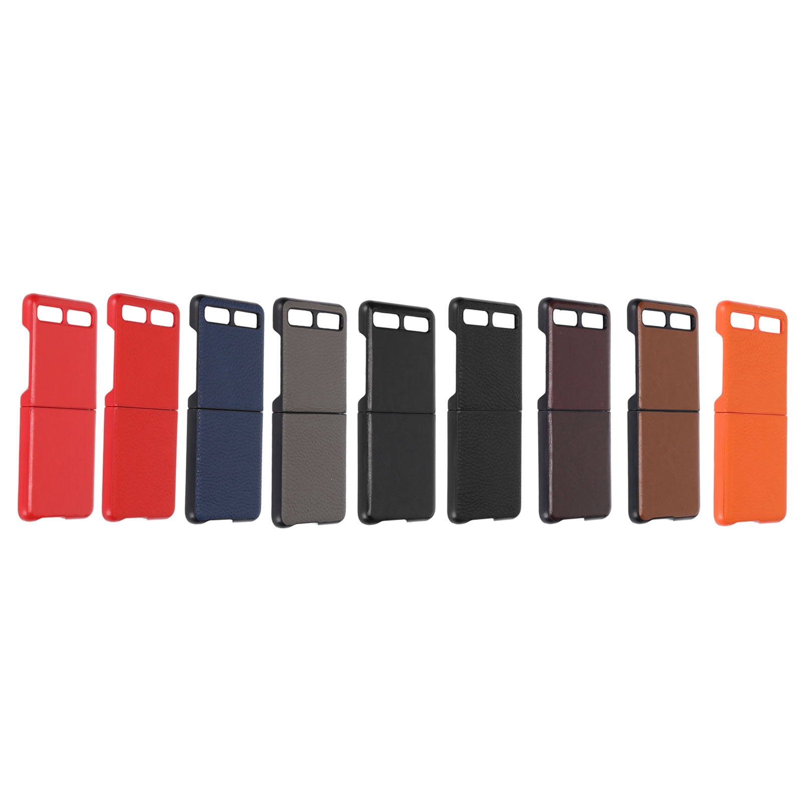 Leder Handyhülle Schutzhülle Schutzhülle Für Samsung Z Flip Anti Scra BHC - Zdjęcie 27 z 46