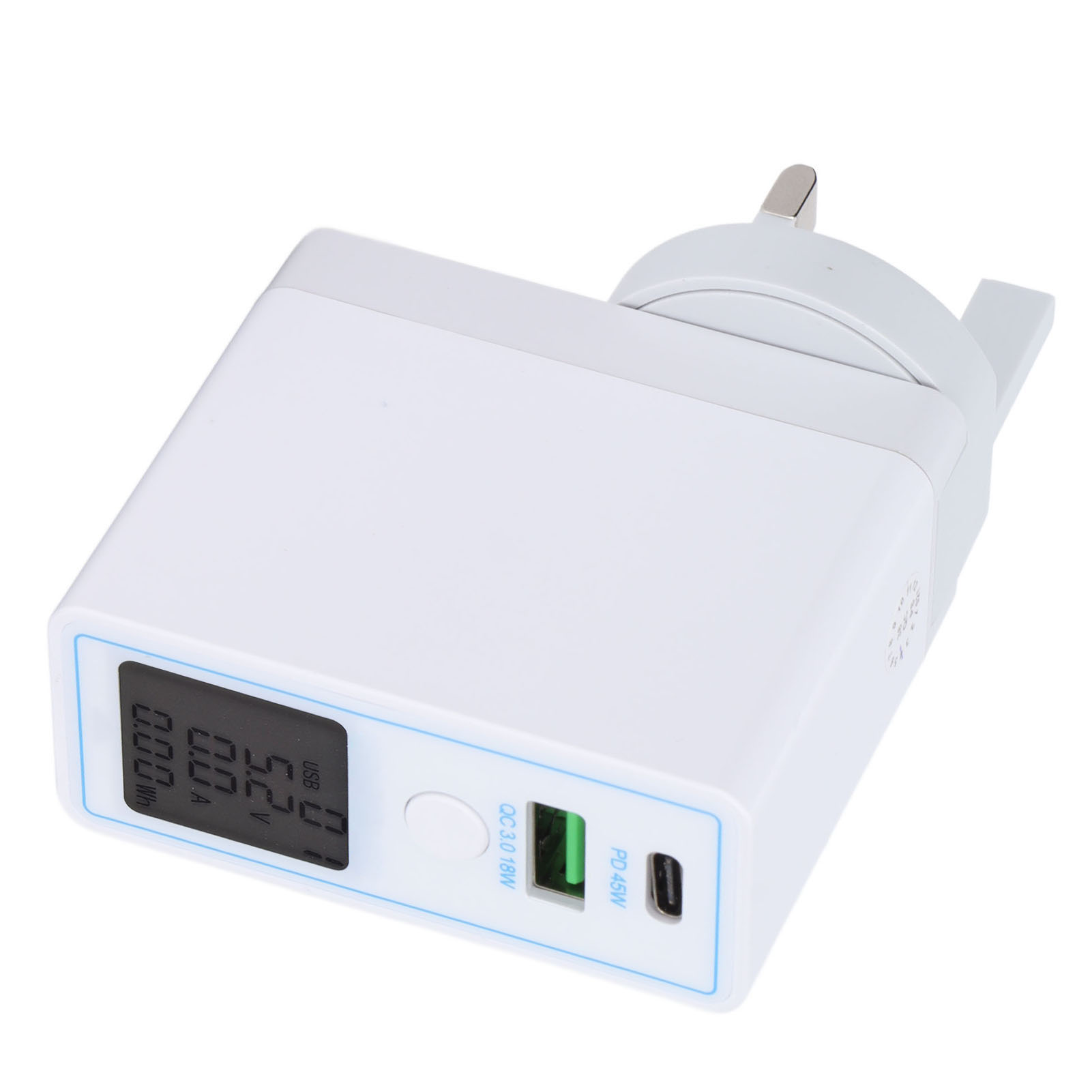 WLX‑X7 Portable Travel Charger PD QC3.0 LCD Display Fast Charger Adaptor For SD3 - Photo 21 sur 21