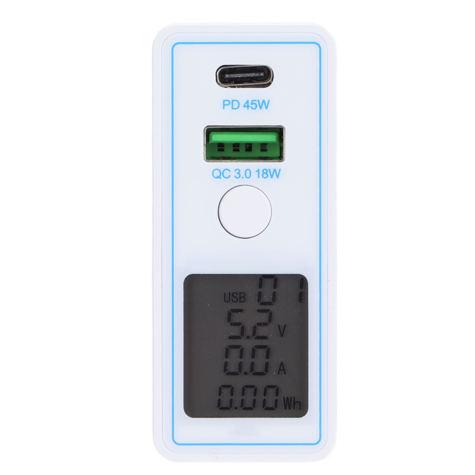 WLX‑X7 Portable Travel Charger PD QC3.0 LCD Display Fast Charger Adaptor For SD3 - Photo 19 sur 21