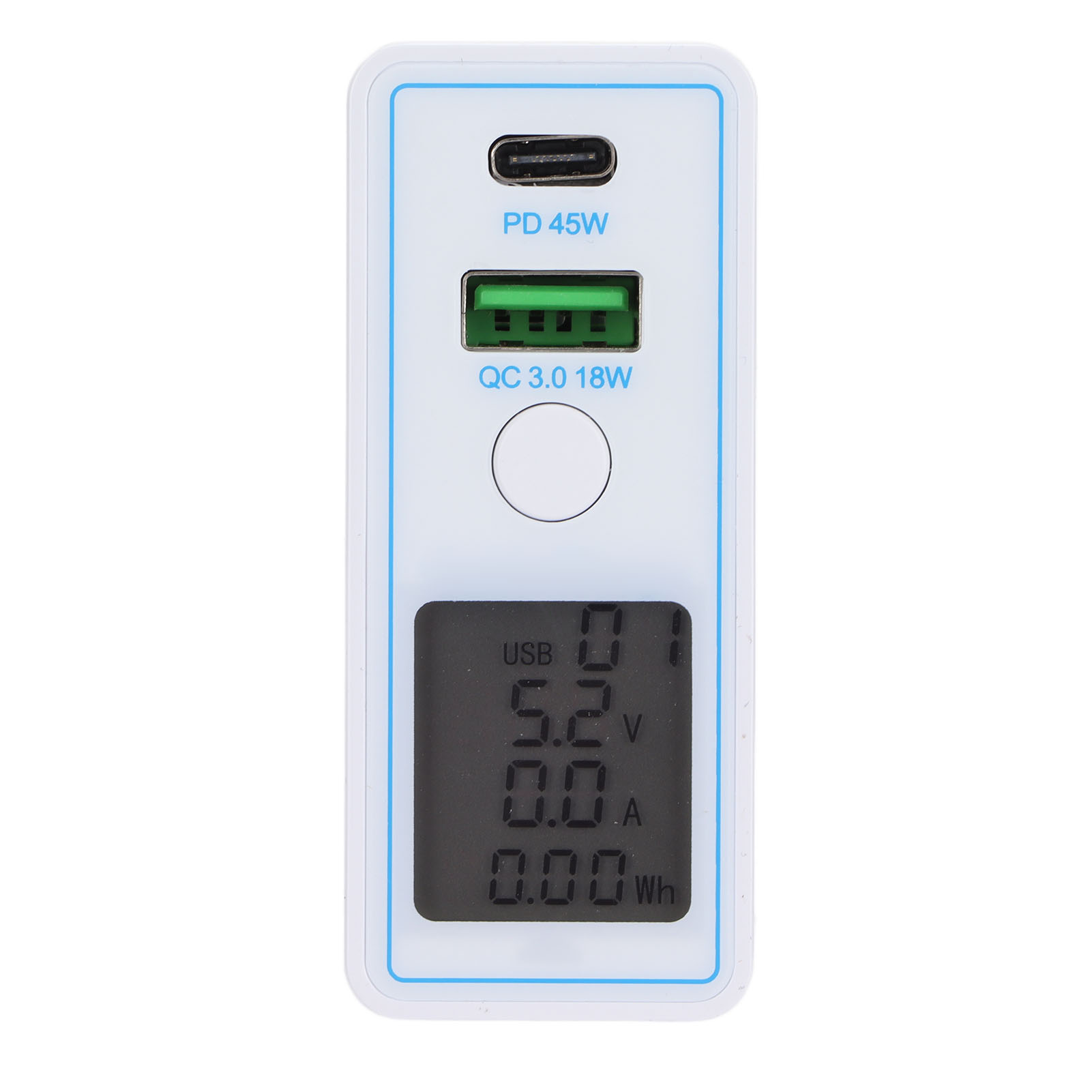WLX‑X7 Portable Travel Charger PD QC3.0 LCD Display Fast Charger Adaptor For SD3 - Photo 15 sur 21