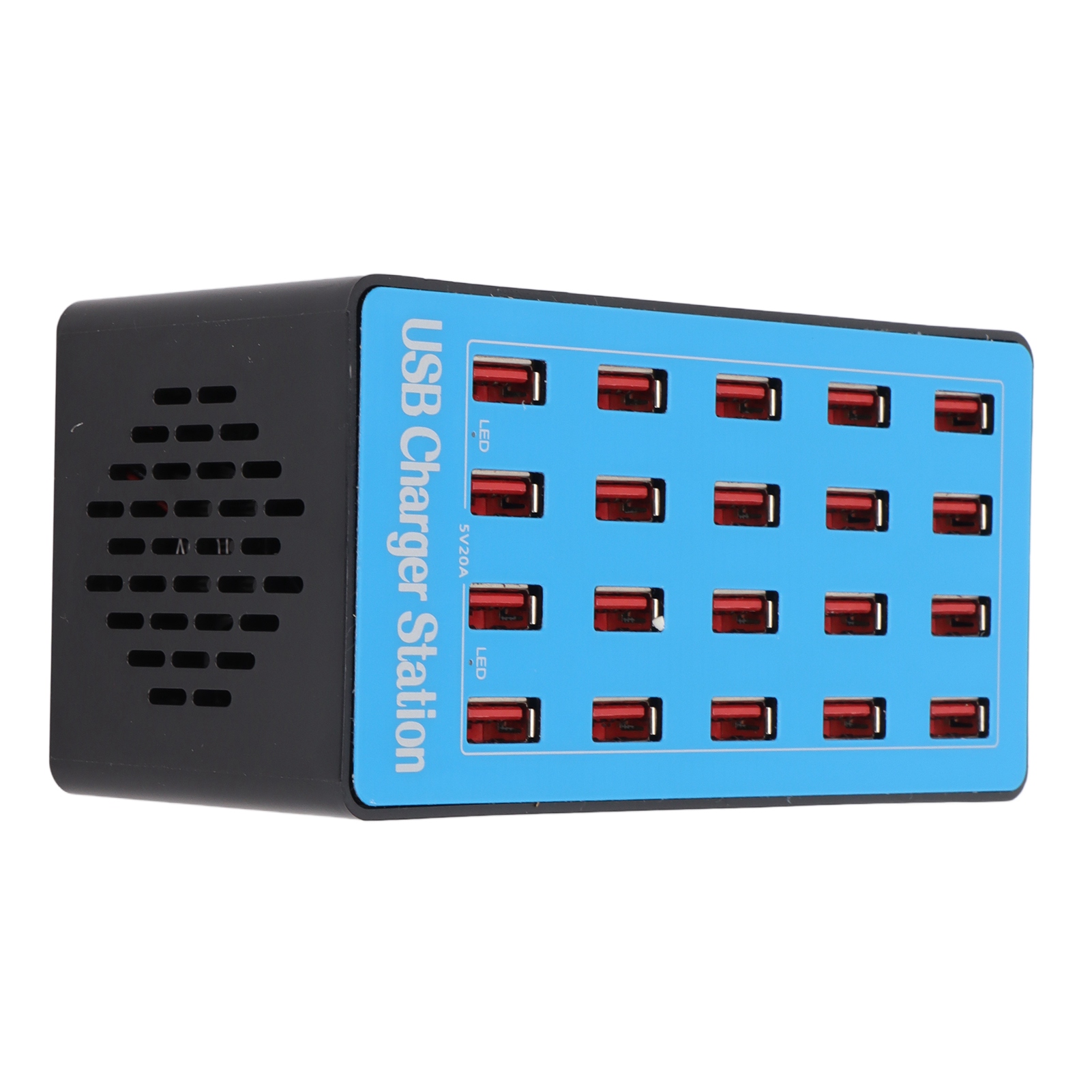 WLXA5+ 100W 20-Port USB Fast Charging Station Power Hub Adapter