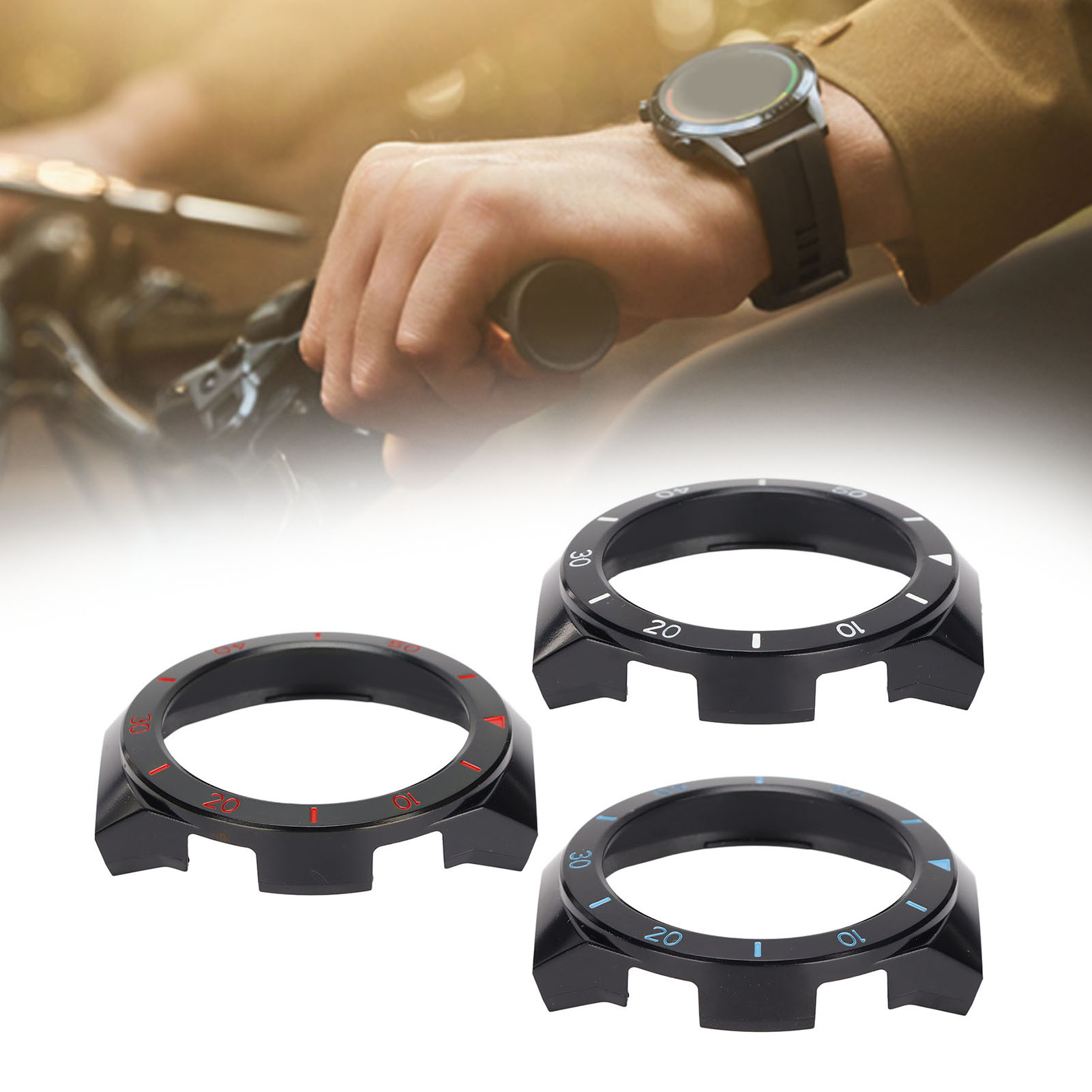 Protective Case For Watch GT 2E Watch Wristband Screen Protector Shel DOB - Photo 21 sur 21
