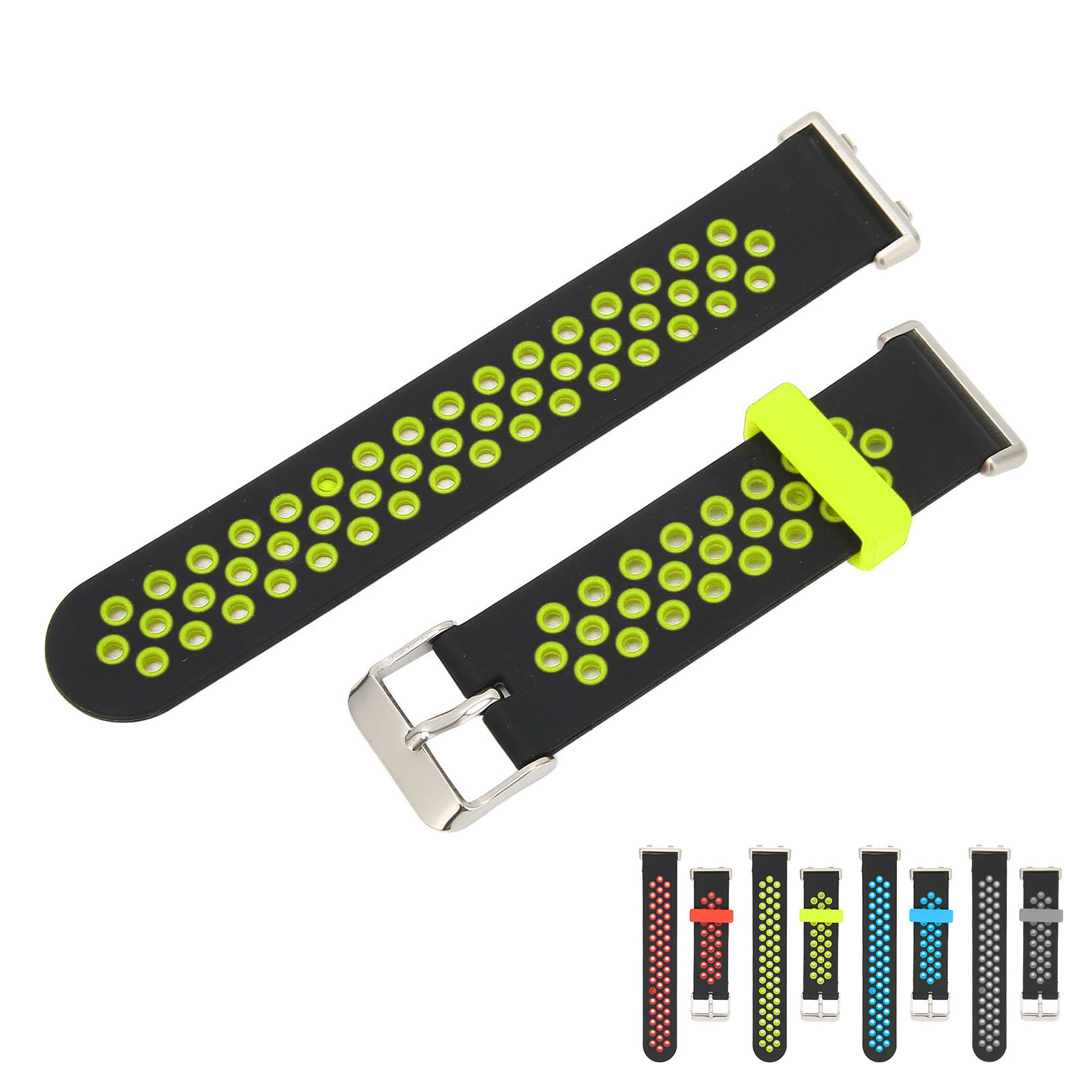 42mm Uniwersalny silikonowy zegarek sportowy Bransoletka Zamiennik Porowate bransoletki do U GFL - Zdjęcie 27 z 28