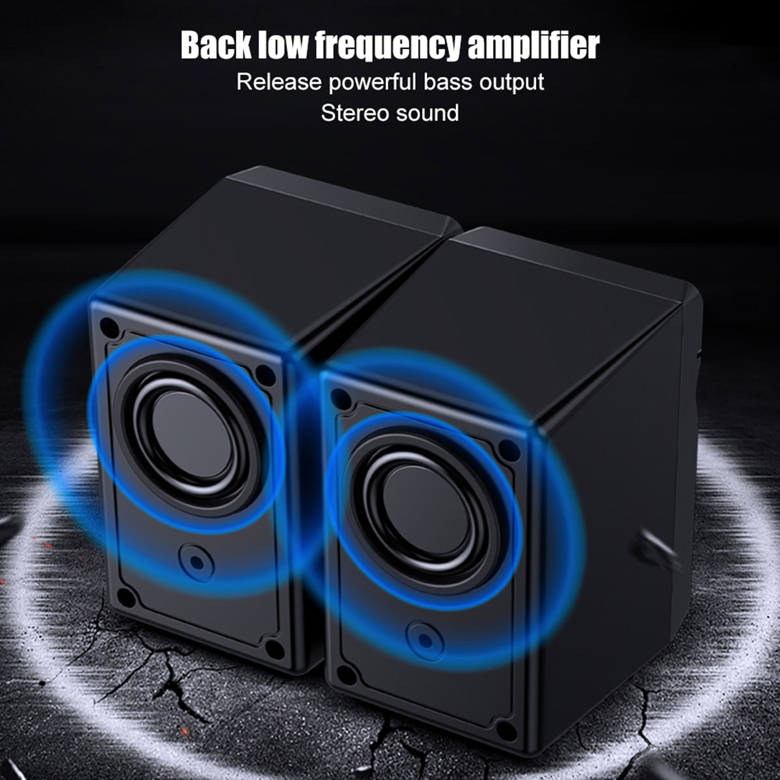 SADA V128 DESKTOP Mini USB 2.1 Subwoofer Upgrade Computer Speaker